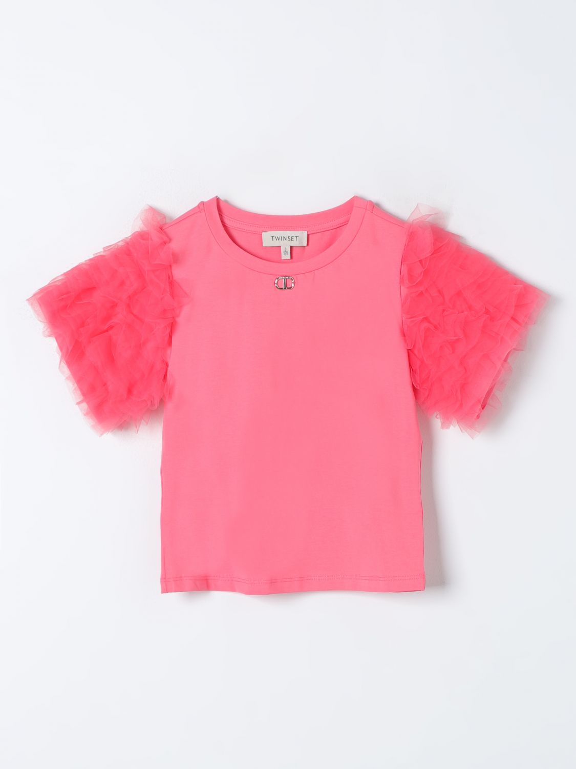 Shop Twinset T-shirt  Kids Color Coral