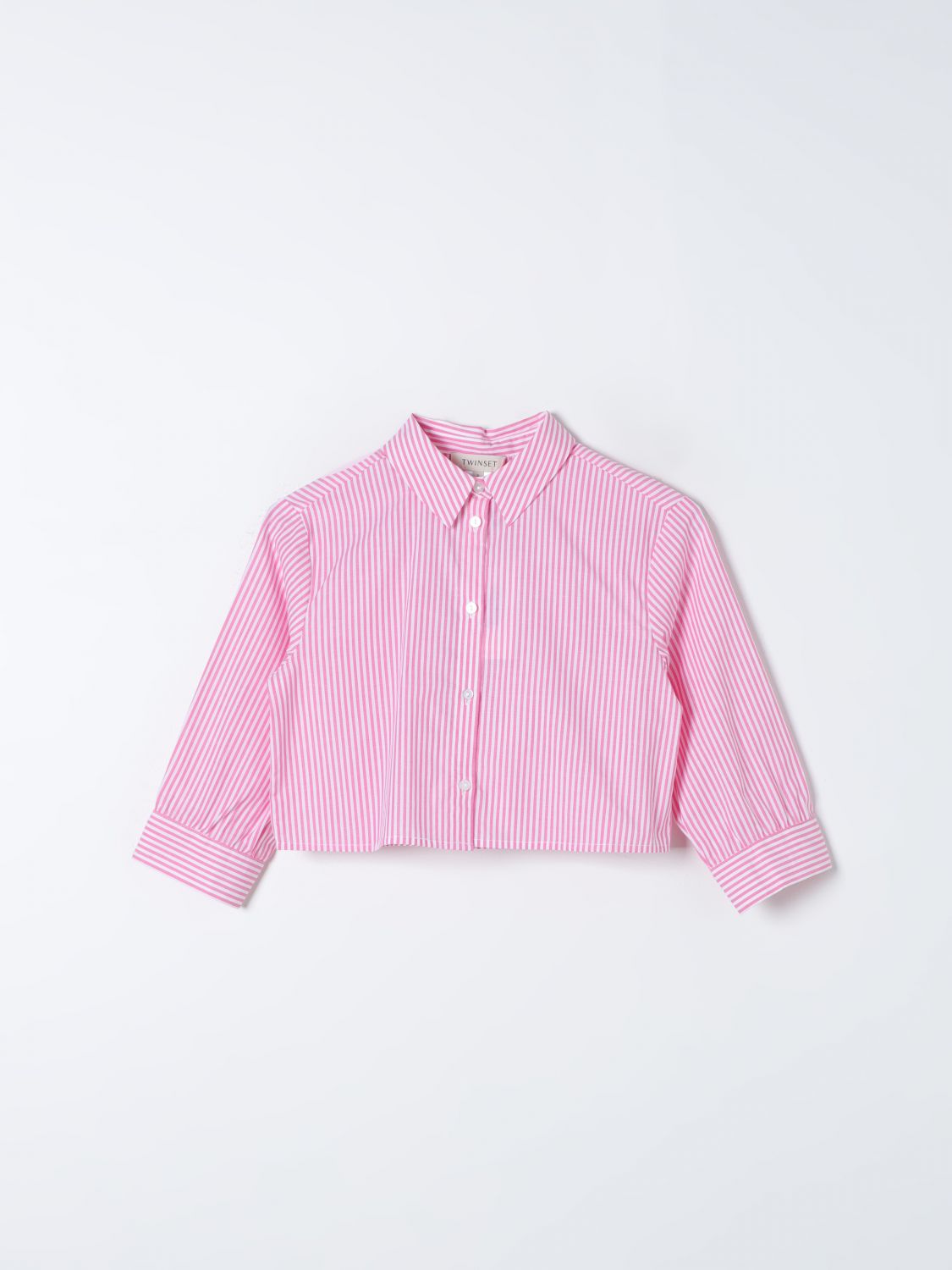 衬衫 TWINSET 儿童 颜色 粉色