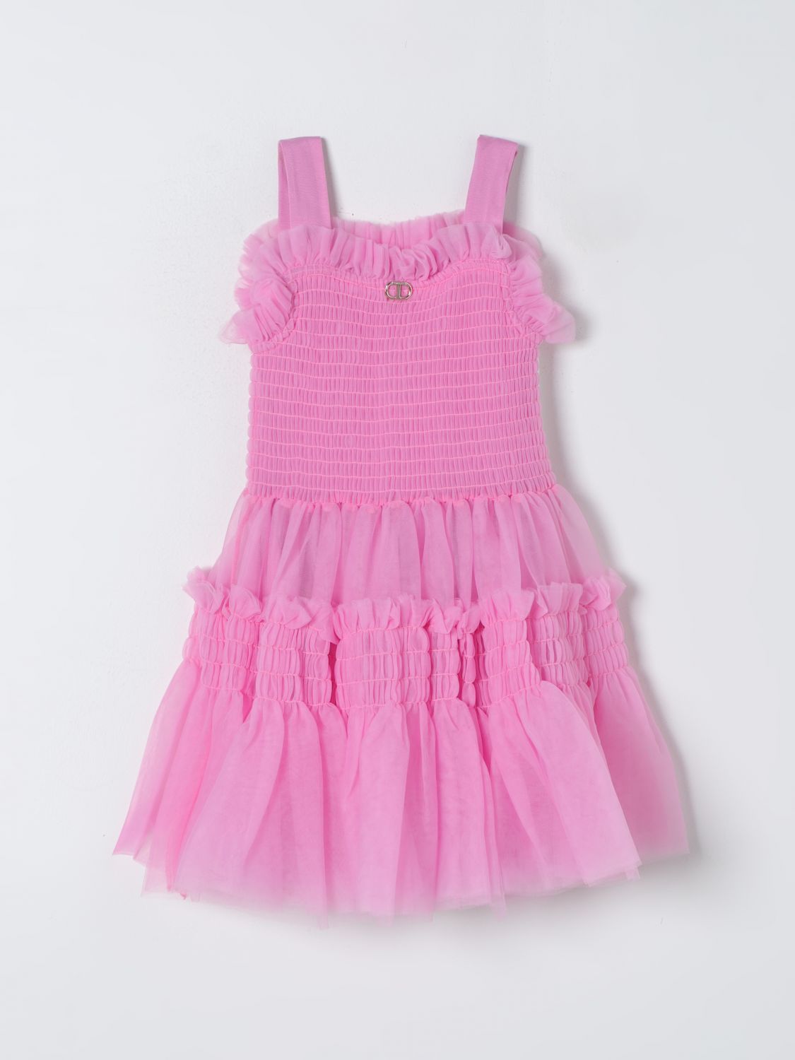 Shop Twinset Dress  Kids Color Pink