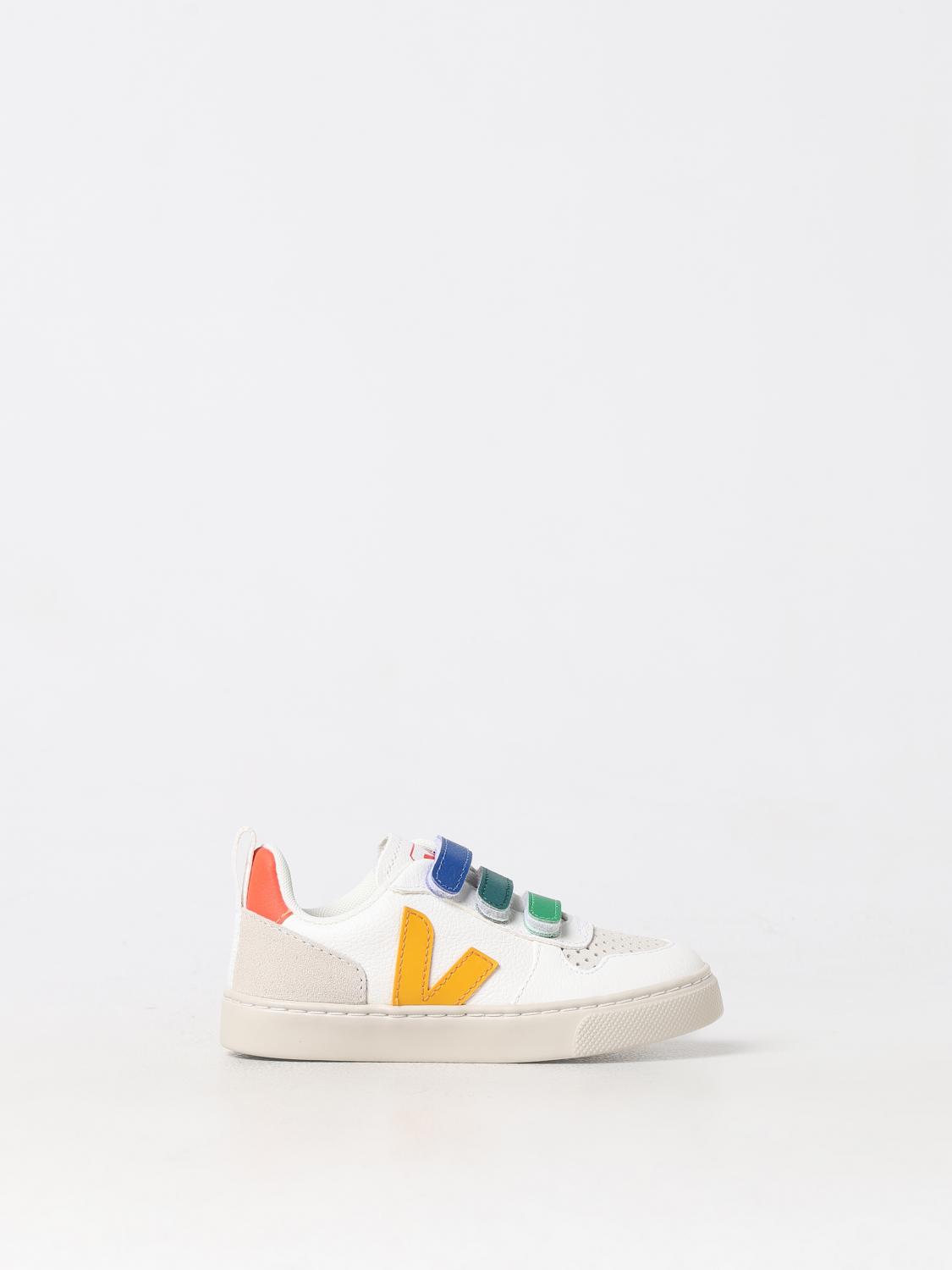 Veja Unisex Multi Color Small V-10 Sneakers - Toddler In Weiss