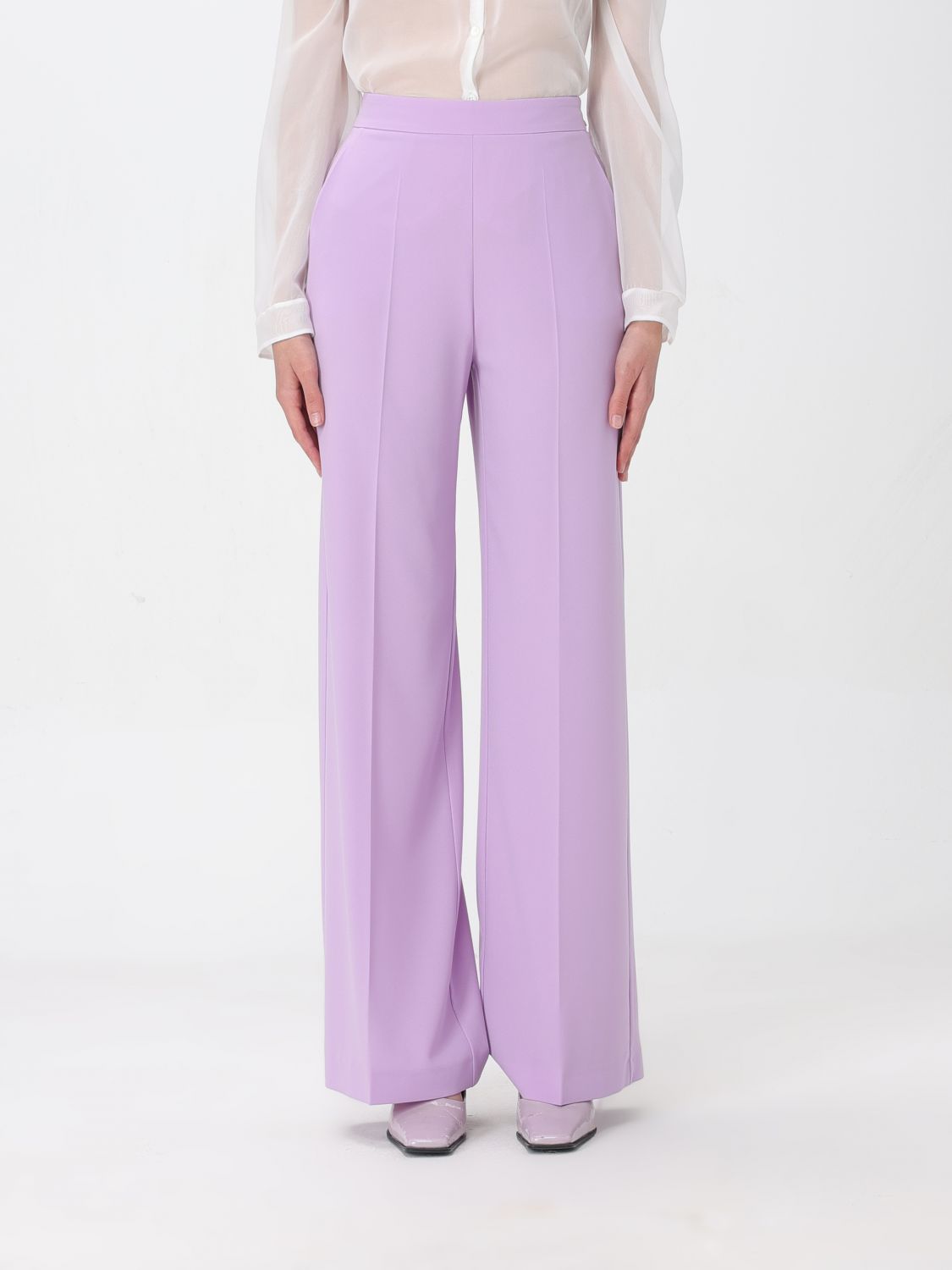 Shop Patrizia Pepe Pants  Woman Color Lilac