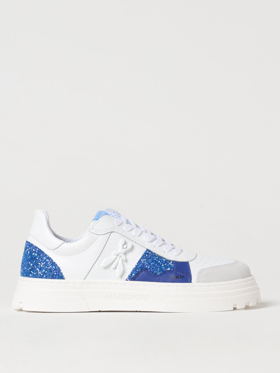 Shop Patrizia Pepe Sneakers  Woman Color Sapphire