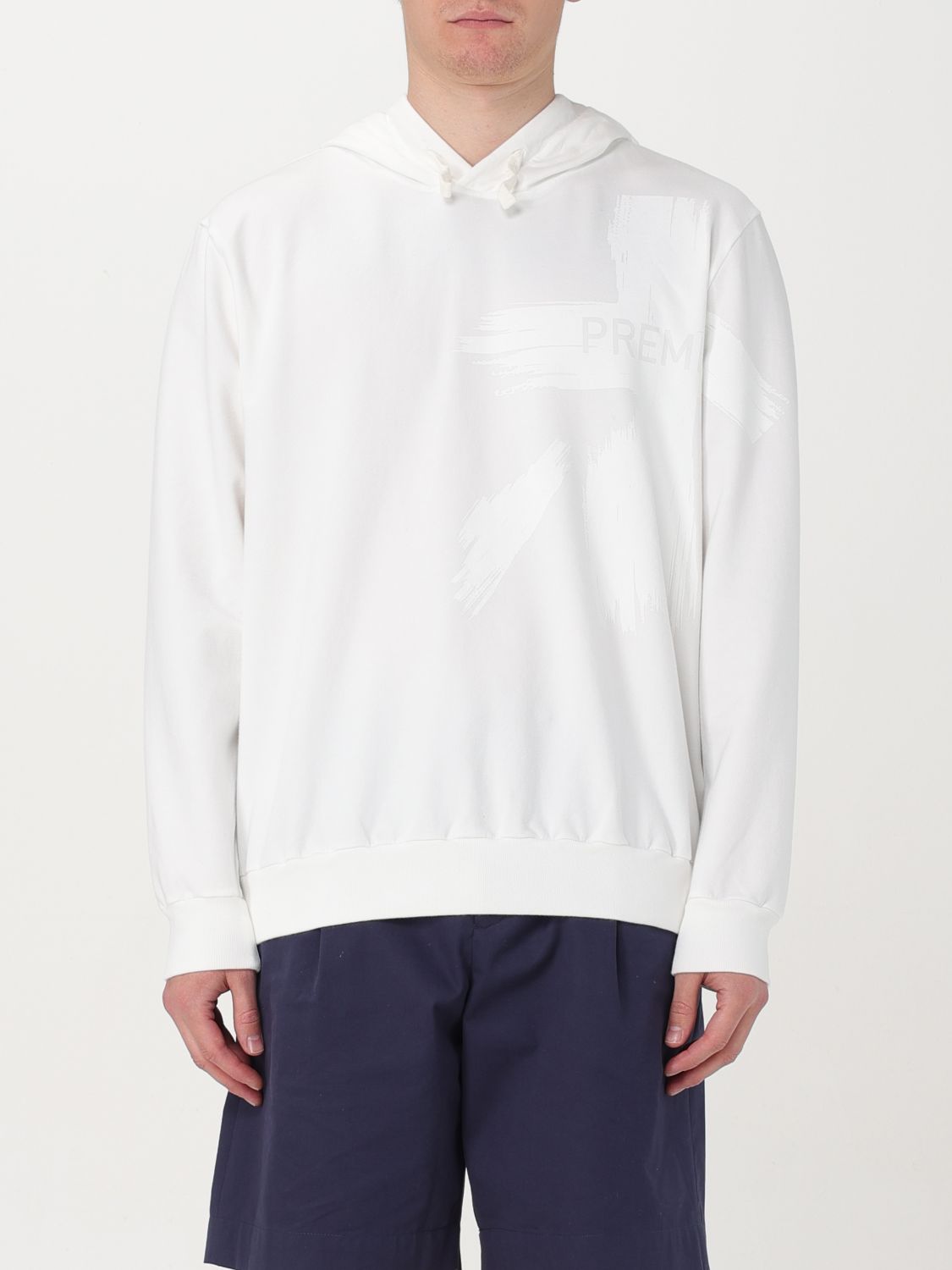 Shop Premiata Sweatshirt  Men Color White