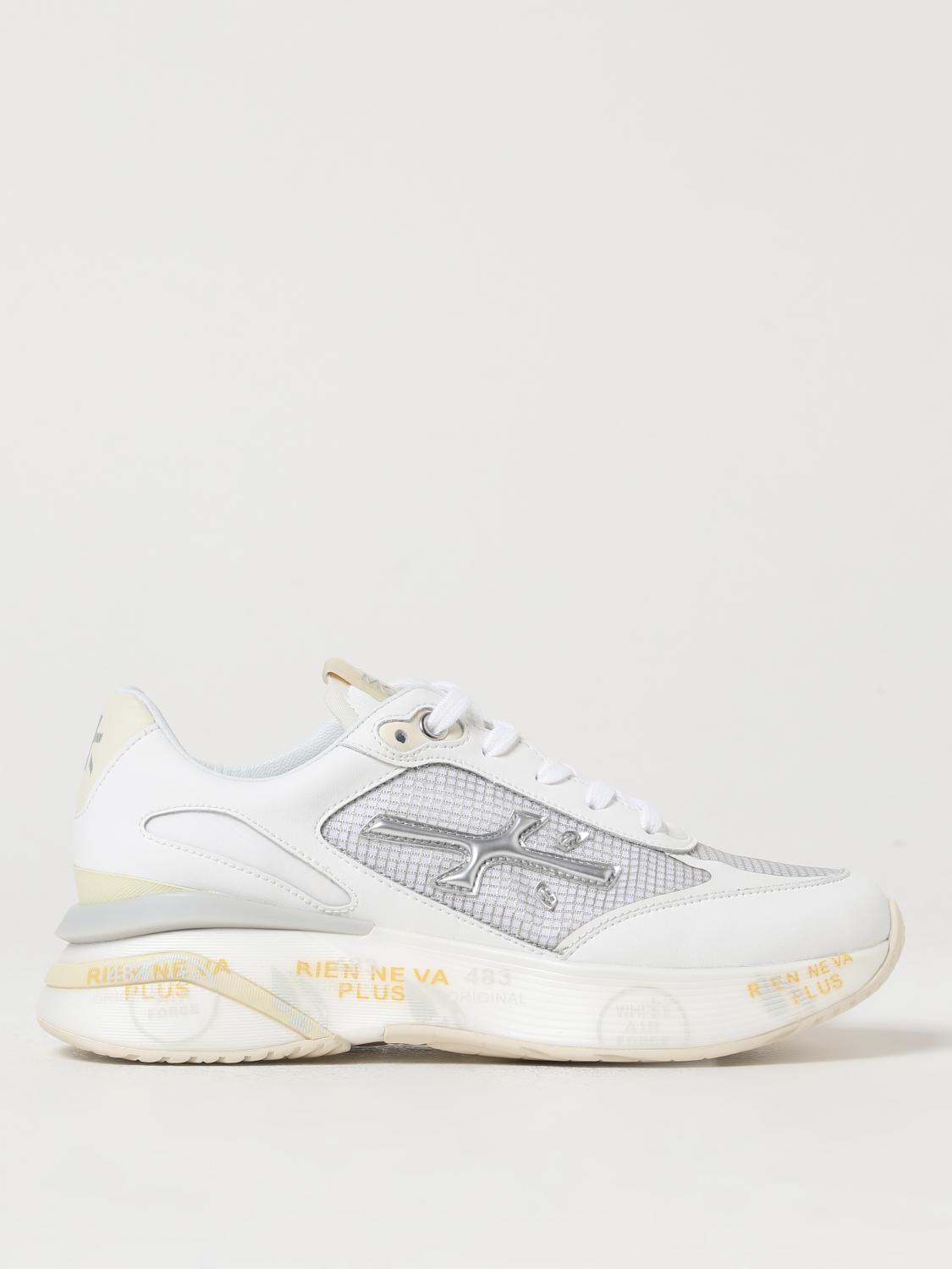 Shop Premiata Sneakers  Woman Color White