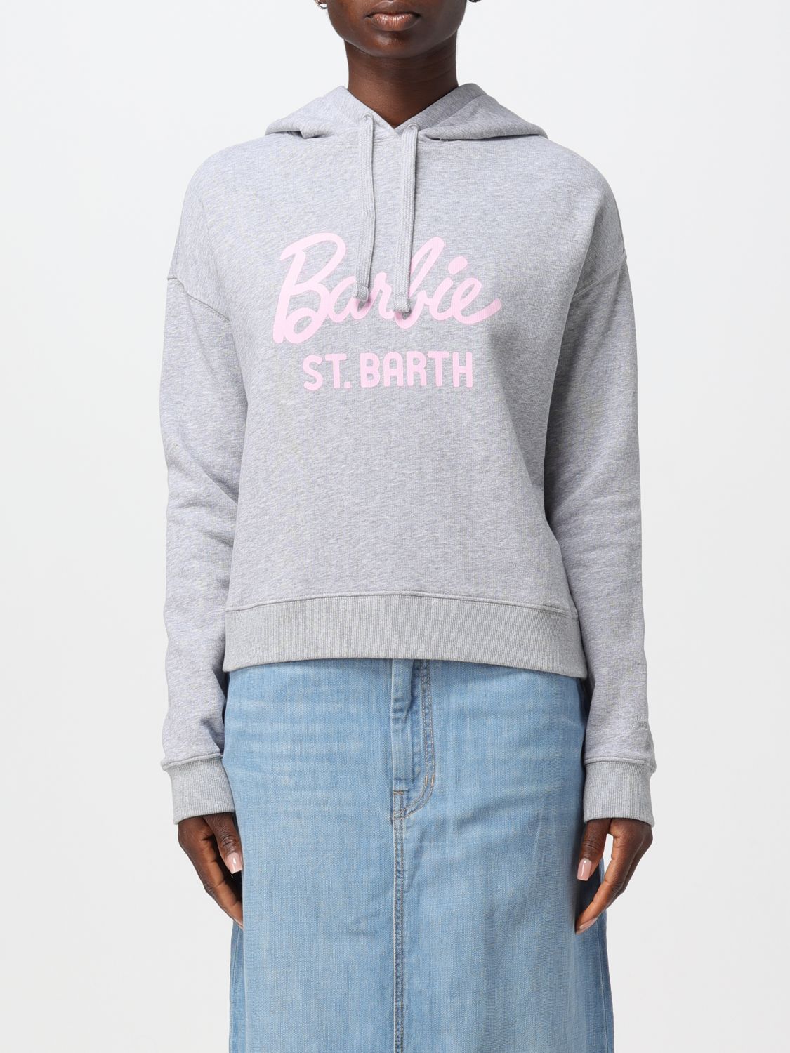 Shop Mc2 Saint Barth Sweatshirt  Woman Color Grey