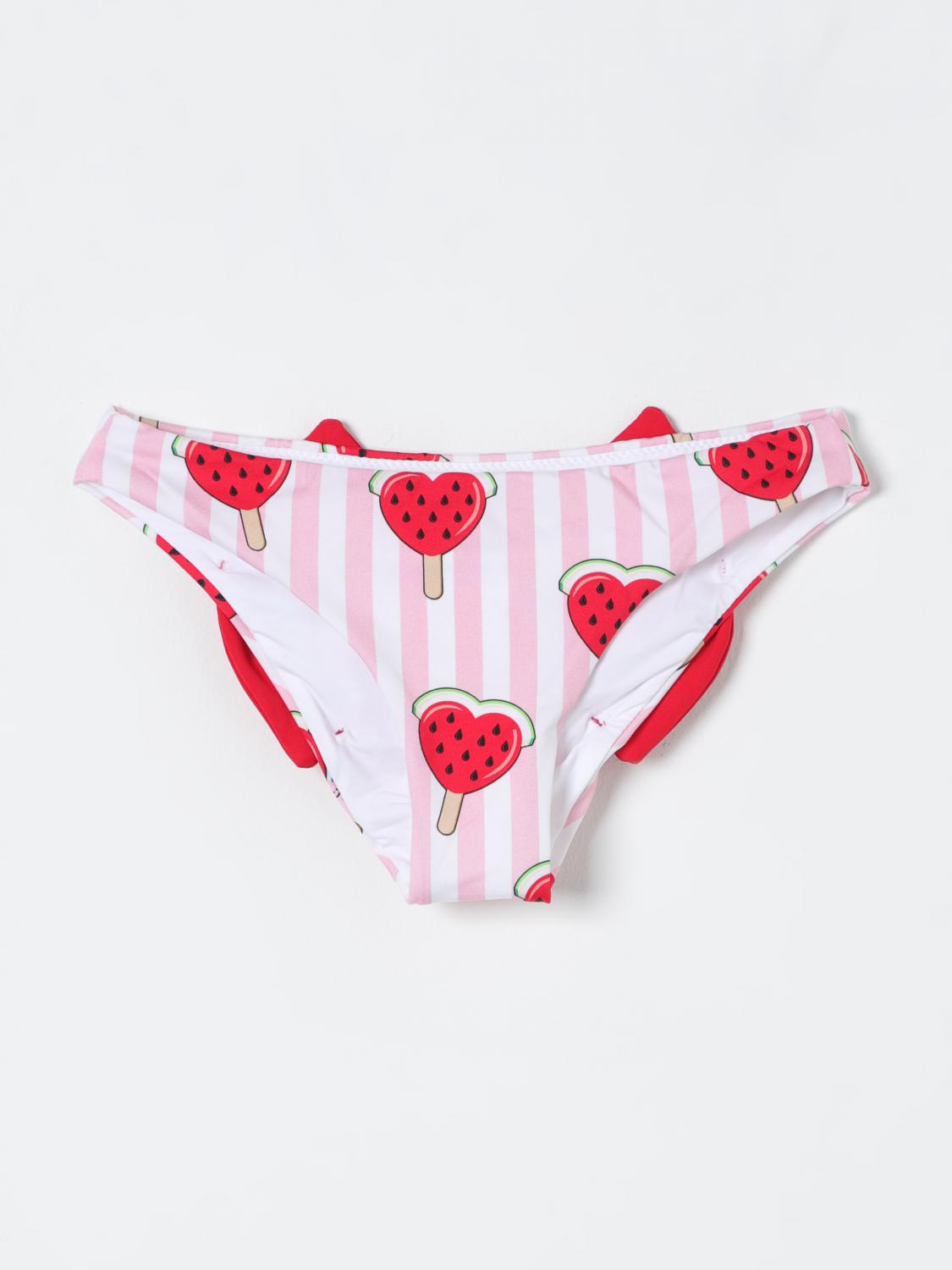 Shop Mc2 Saint Barth Swimsuit  Kids Color Pink