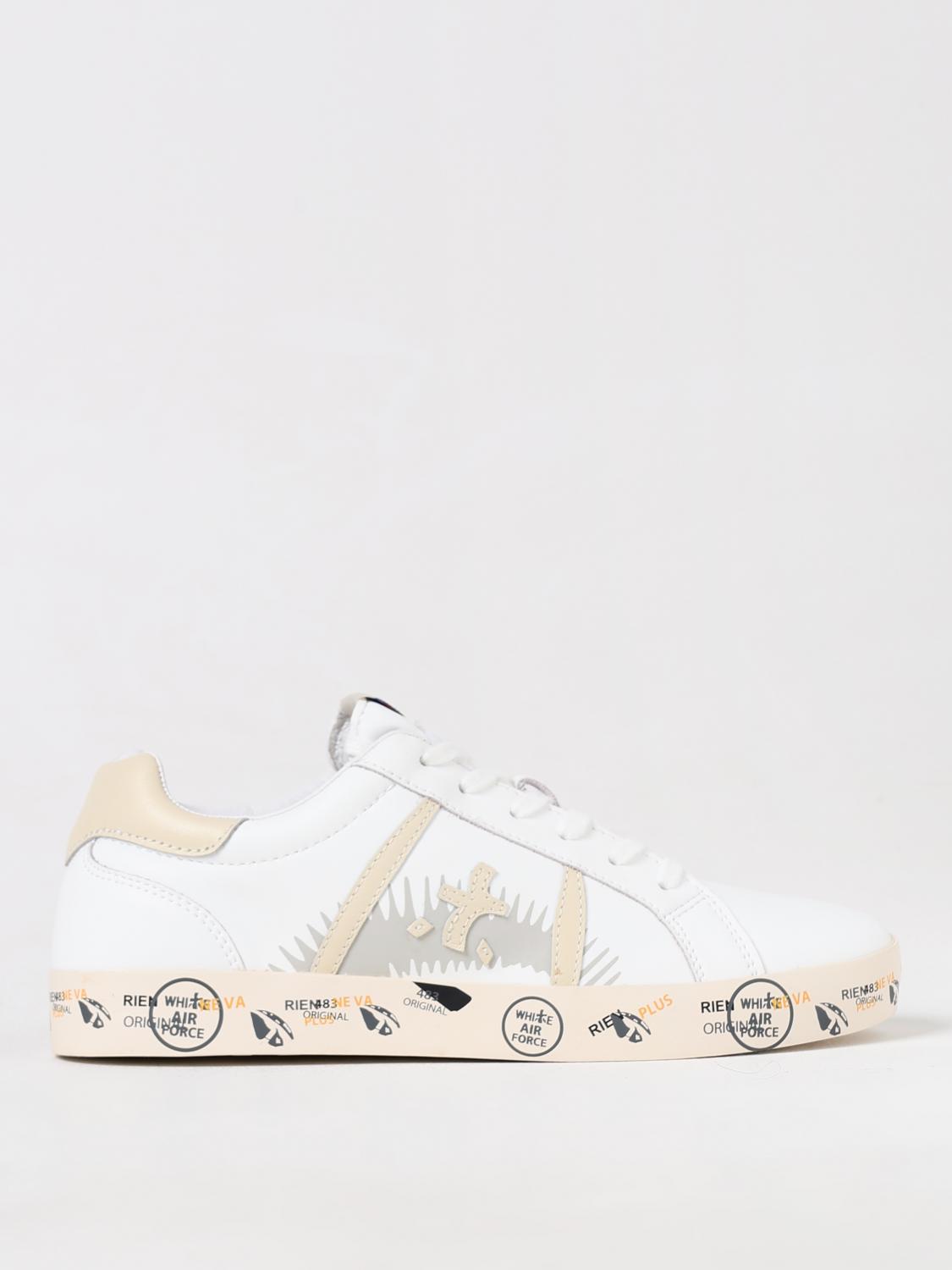 Shop Premiata Sneakers  Kids Color White In Weiss