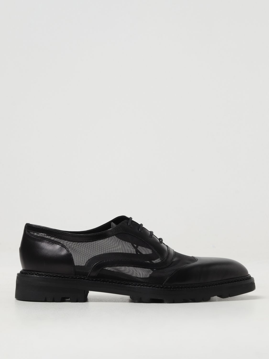 Shop Manolo Blahnik Brogue Shoes  Men Color Black