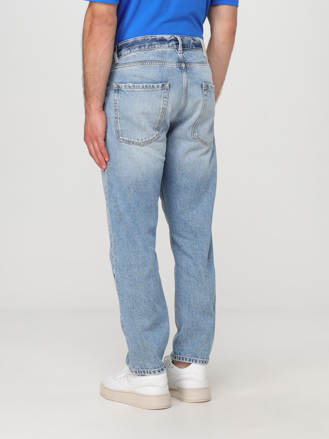 Jeans Denim Uomo T Jeans Cowboy Larghi Pantaloni Pantalone Allentati