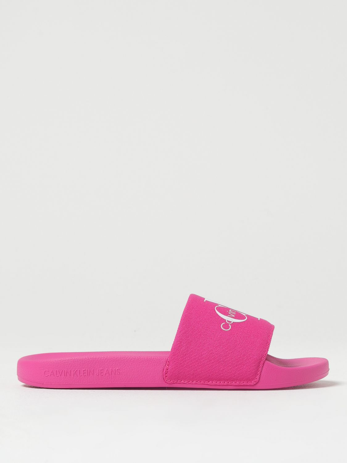 Shop Ck Jeans Flat Shoes  Woman Color Pink