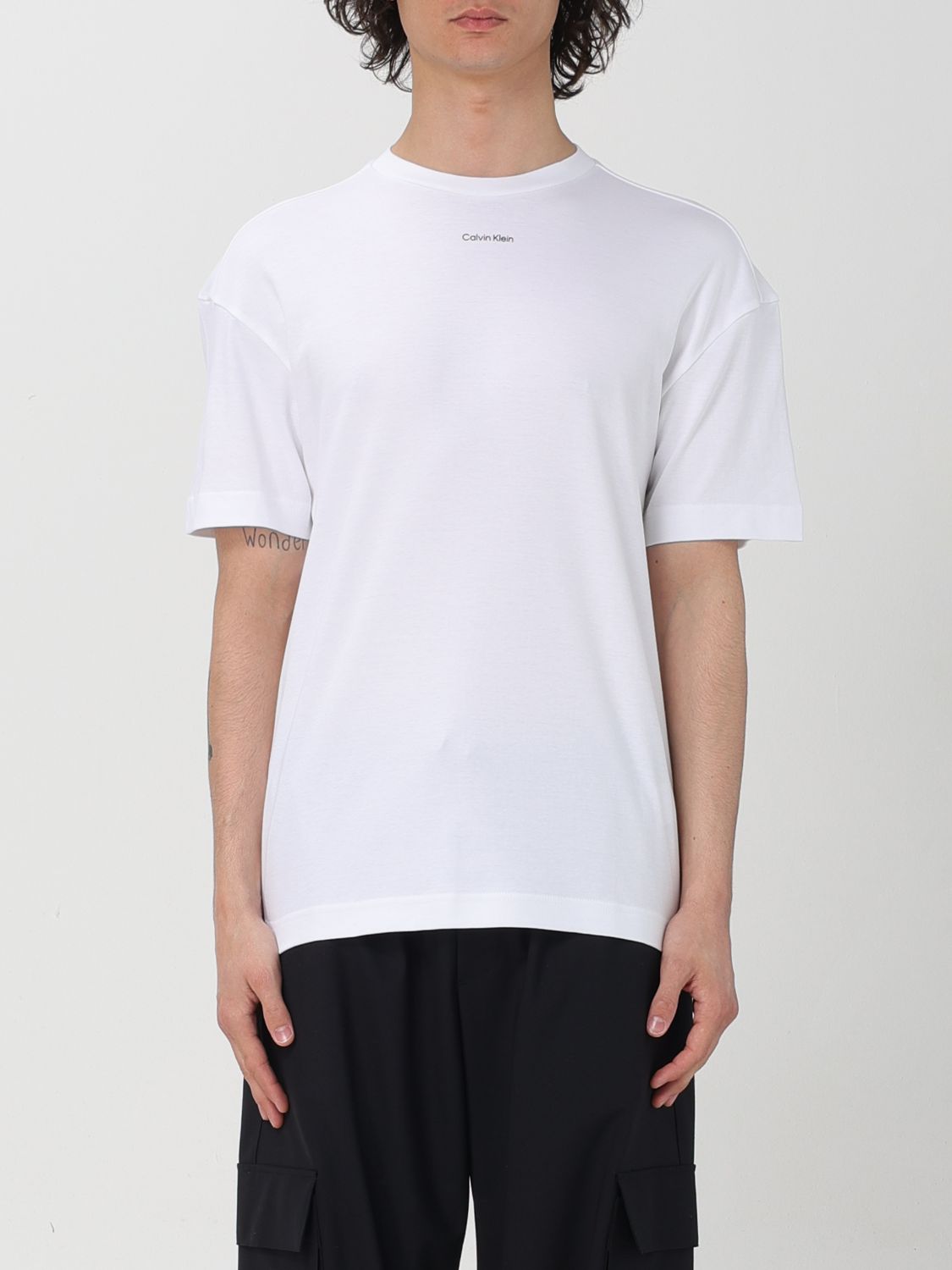 Calvin Klein T-shirt  Men Colour White