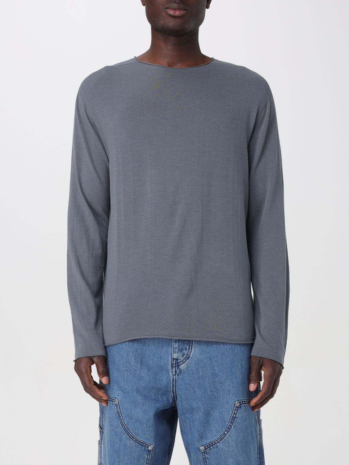 Grifoni Sweater  Men Color Grey In Gray