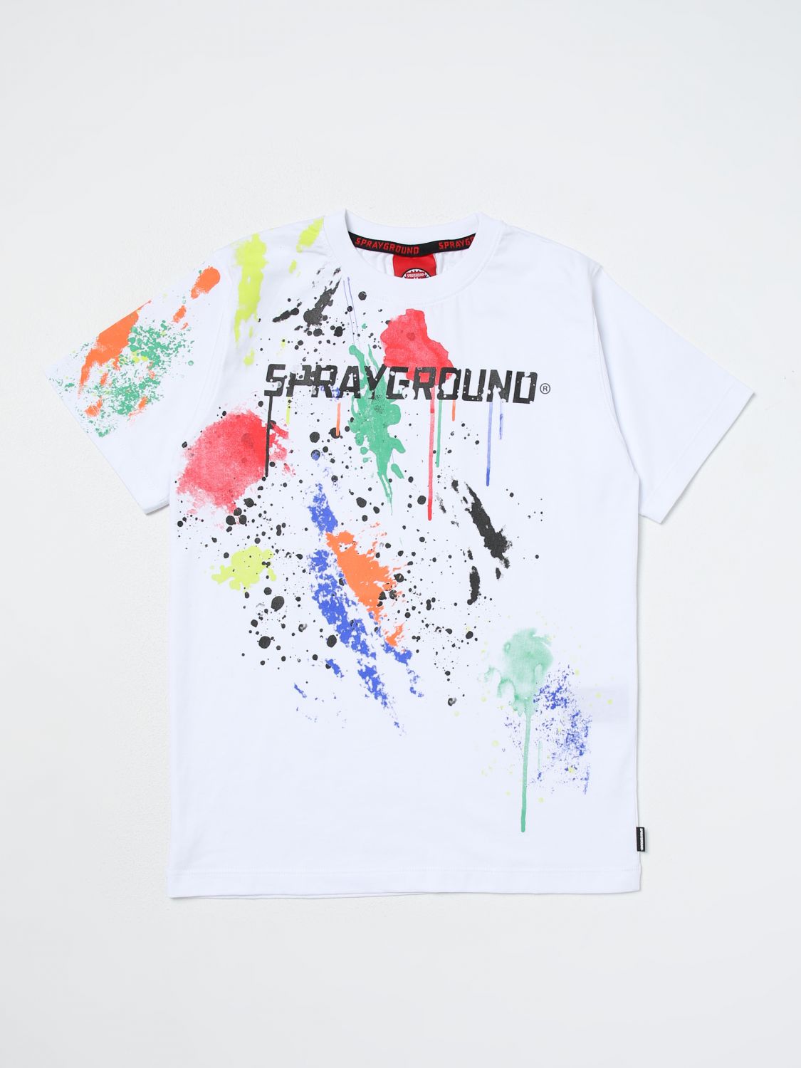 t-shirt sprayground kids color white