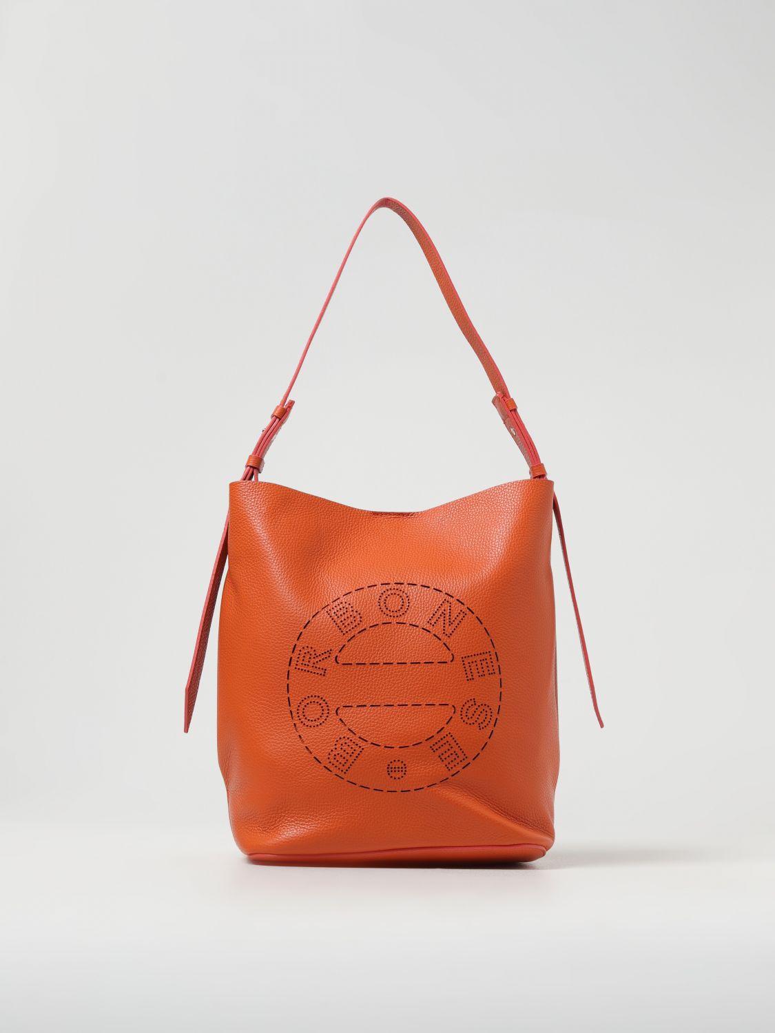 Shop Borbonese Shoulder Bag  Woman Color Orange