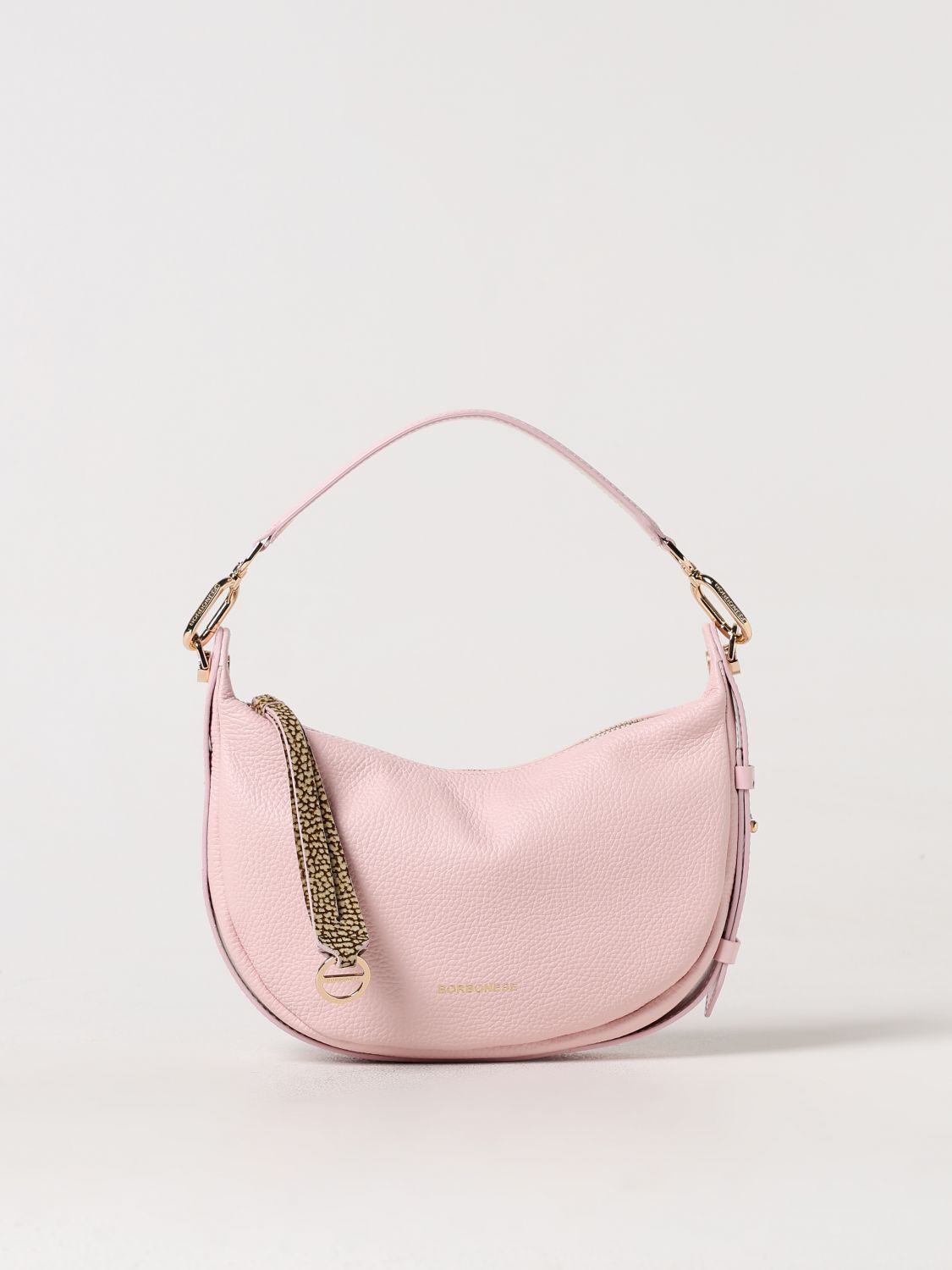 Shop Borbonese Shoulder Bag  Woman Color Pink