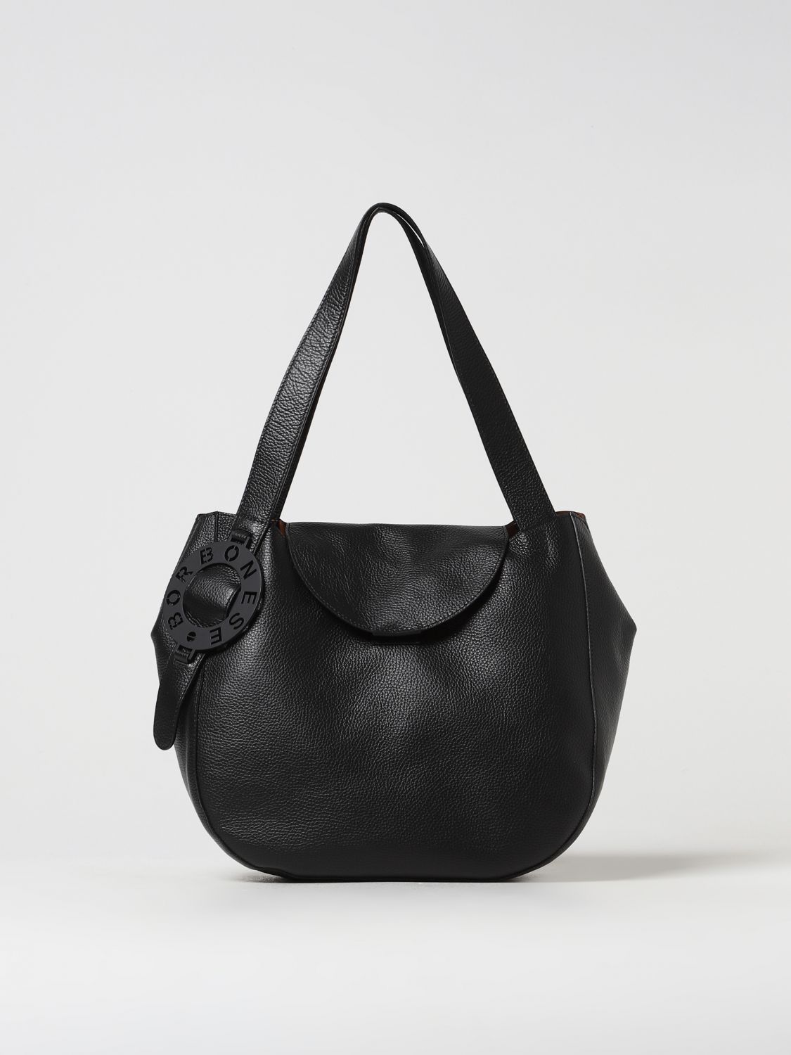 Shop Borbonese Shoulder Bag  Woman Color Black