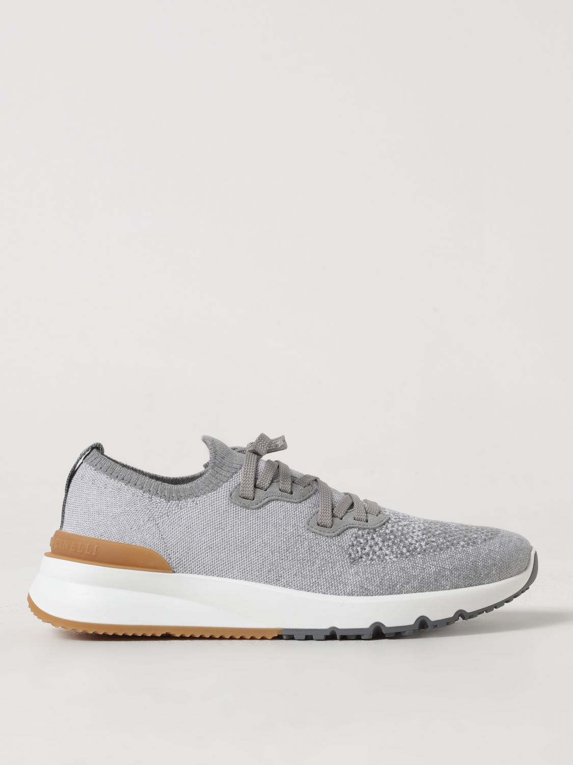 Shop Brunello Cucinelli Sneakers  Men Color Grey