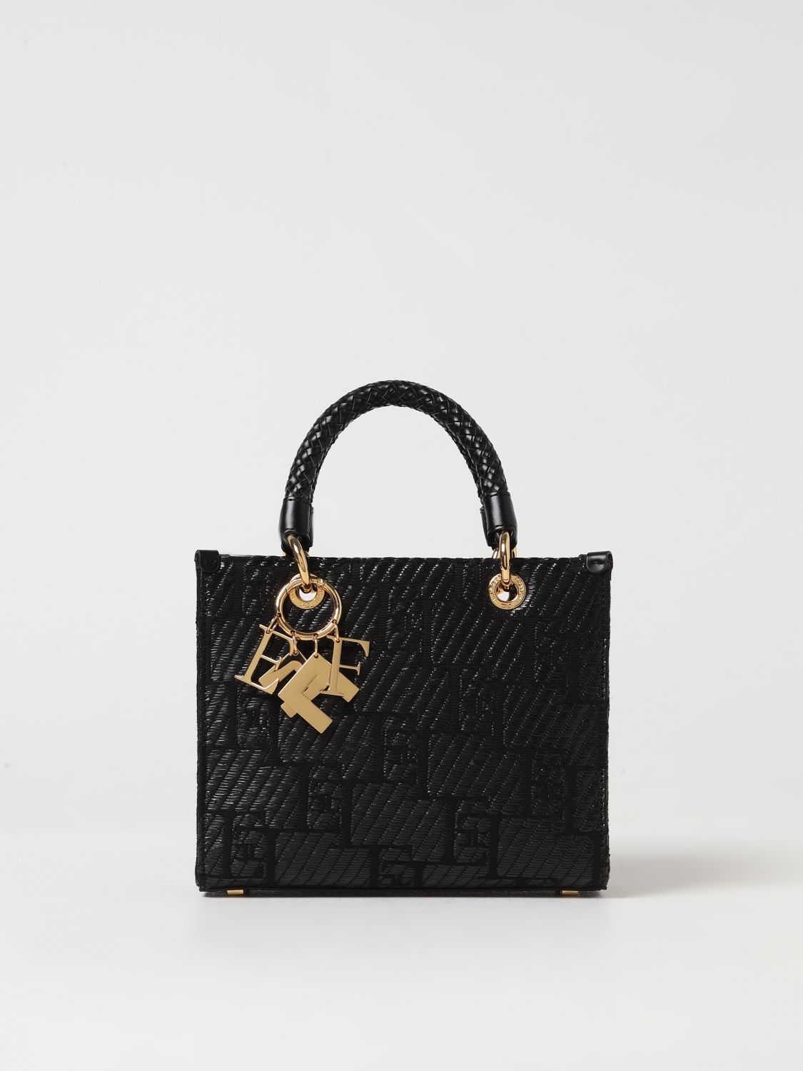 Shop Elisabetta Franchi Handbag  Woman Color Black