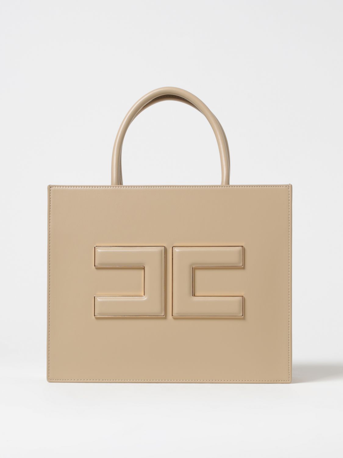 Shop Elisabetta Franchi Handbag  Woman Color Sand