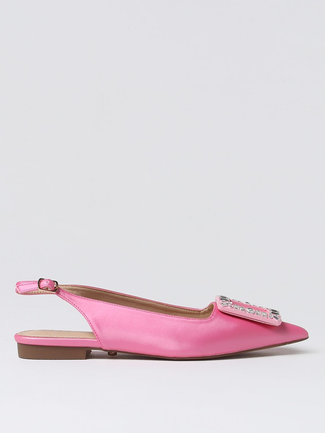 Shop Twenty Fourhaitch Flat Shoes  Woman Color Pink