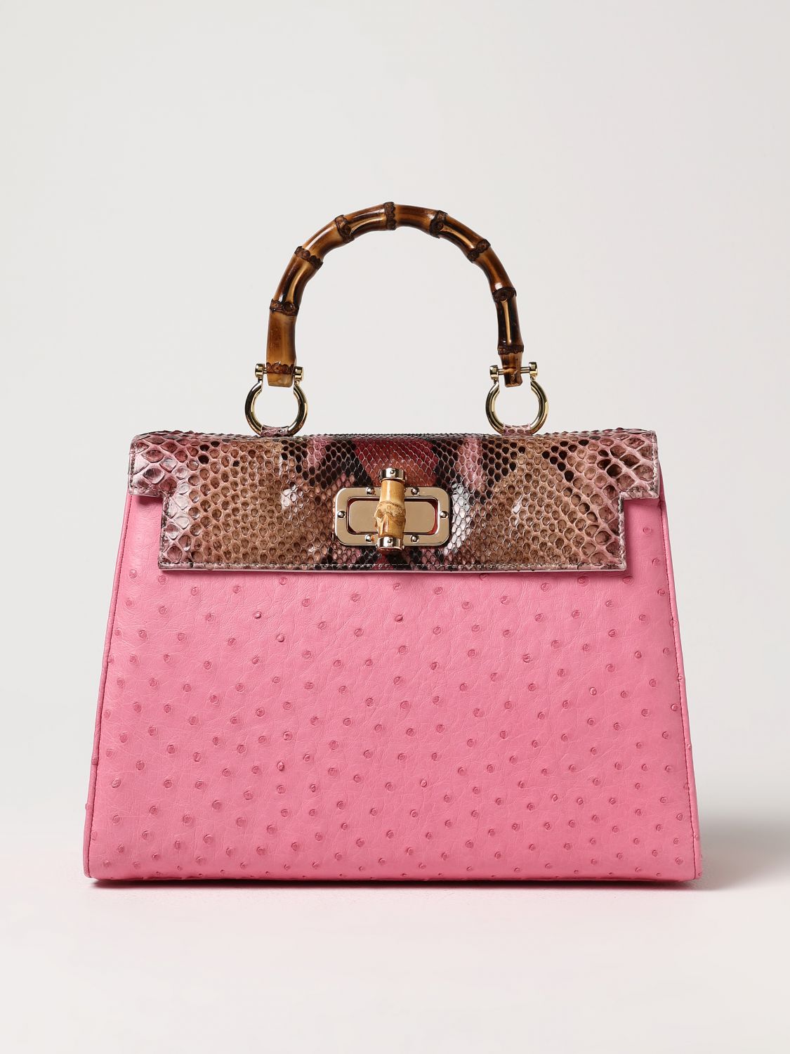 Shop Tari' Rural Design Handbag  Woman Color Pink