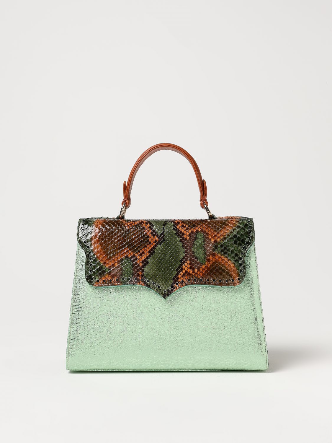 Shop Tari' Rural Design Crossbody Bags  Woman Color Green