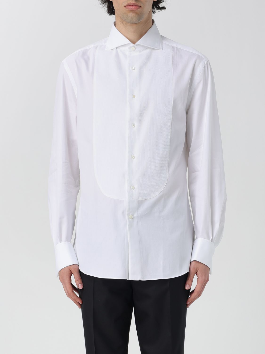 Shop Brunello Cucinelli Shirt  Men Color White