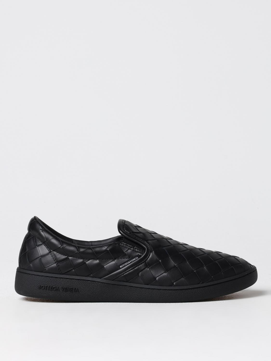 Bottega Veneta Black Calf Leather Sawyer Slip On Sneaker