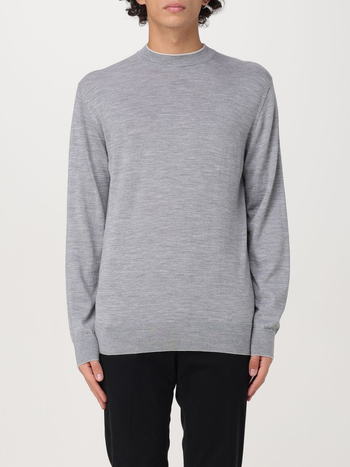 Shop Eleventy Sweater  Men Color Grey In Grau