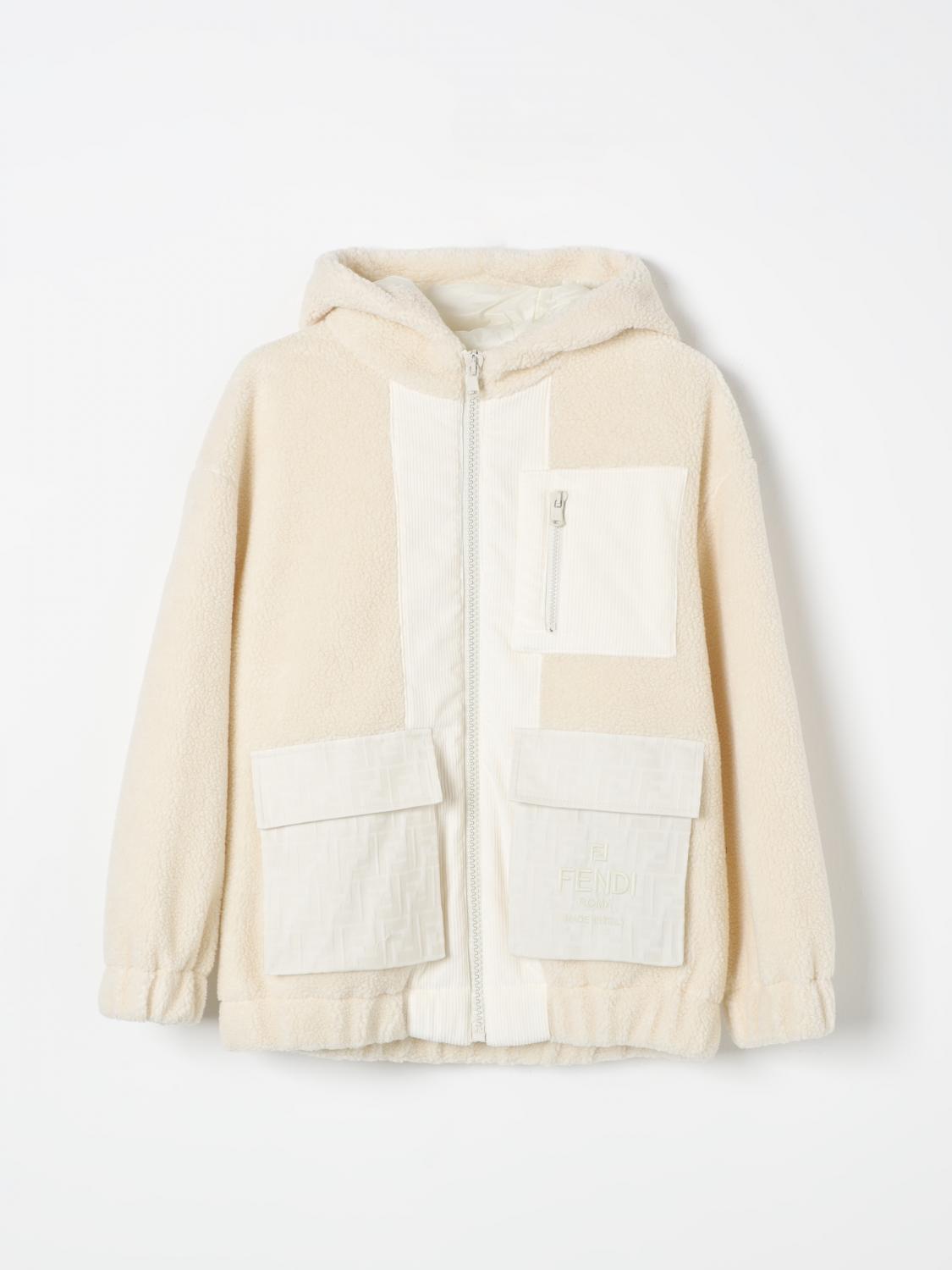 FENDI Jacke Kinder Farbe Milch