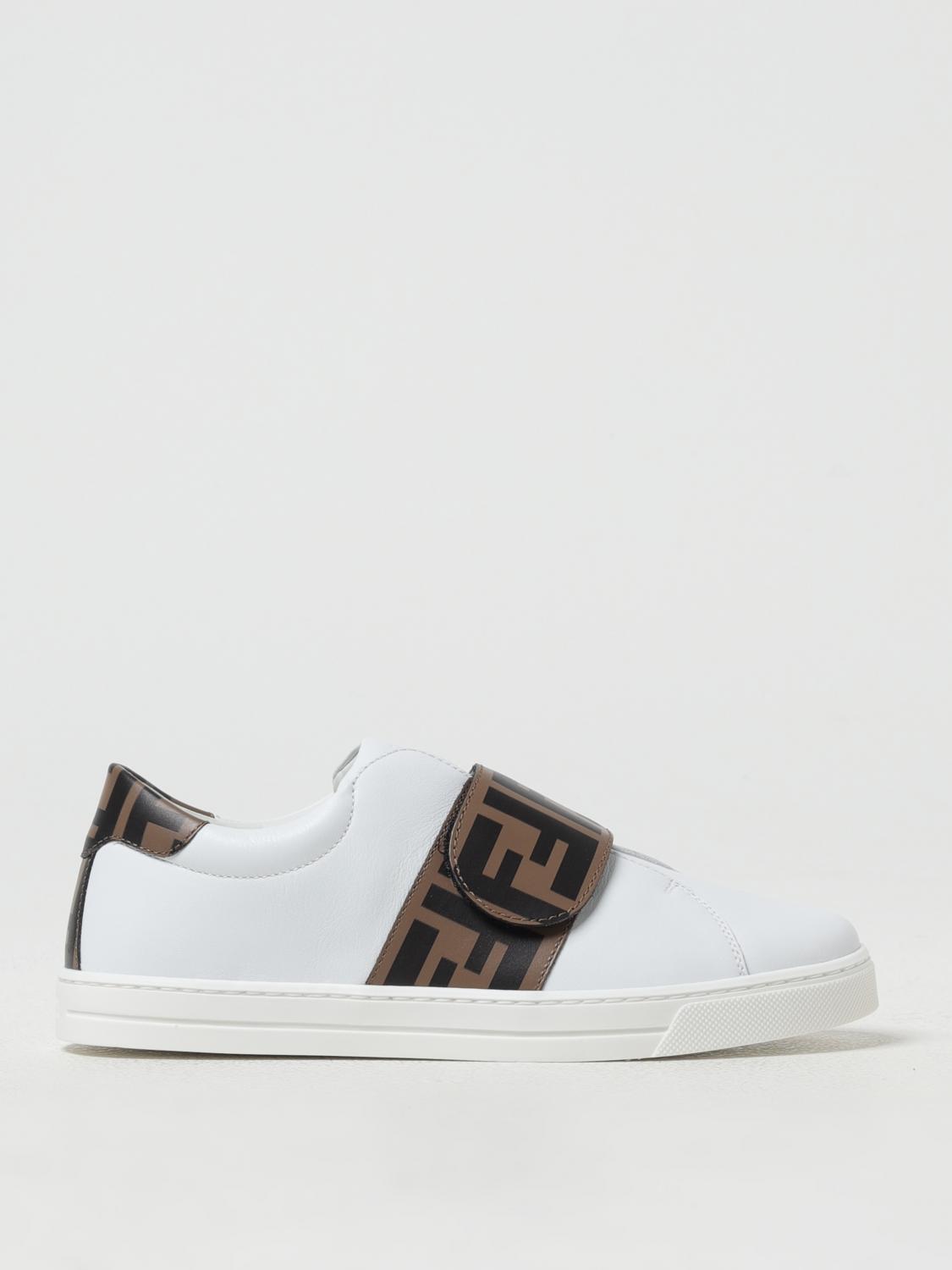 FENDI SNEAKERS FENDI KIDS COLOR WHITE 411388001