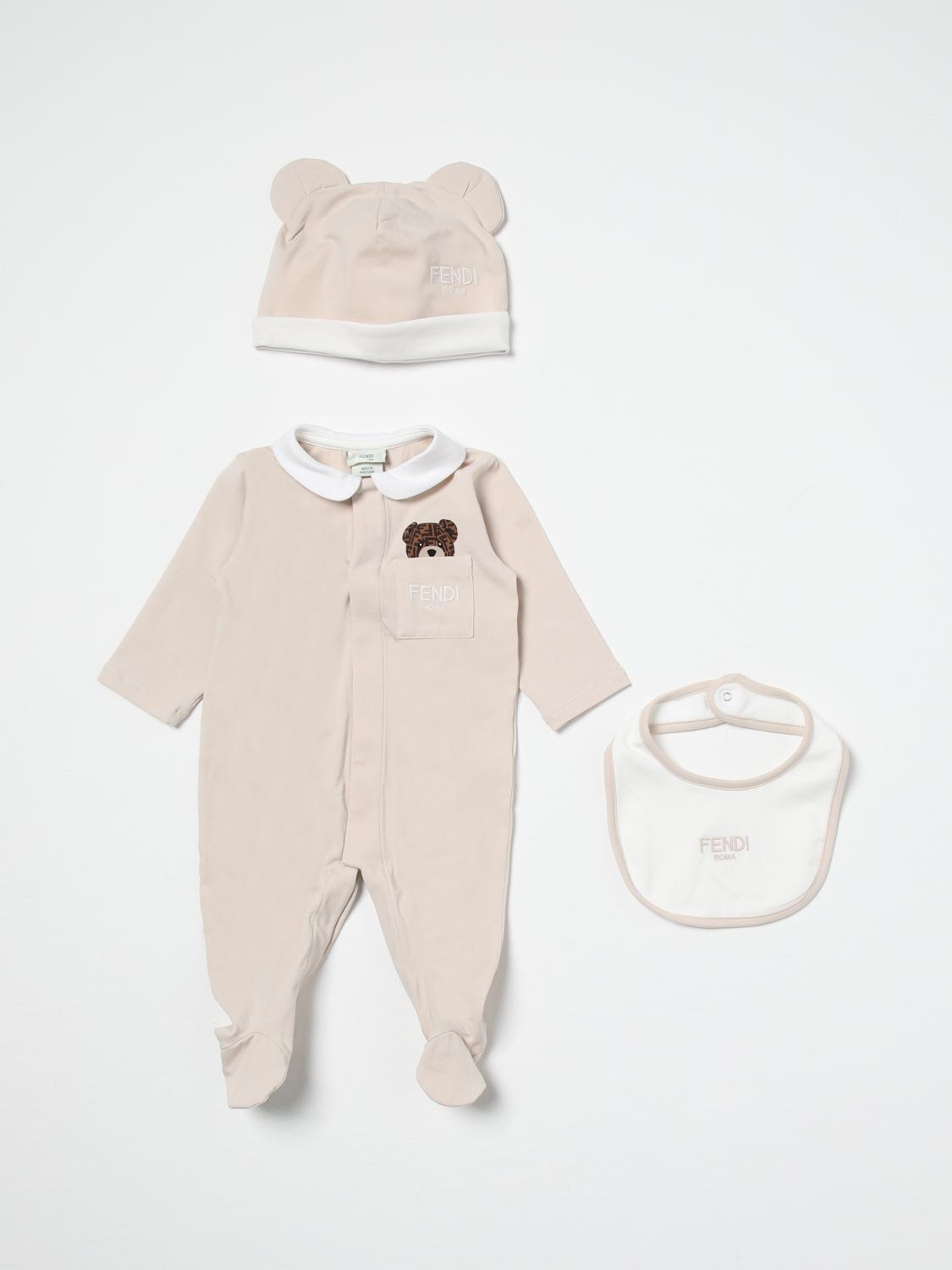 Shop Fendi Pack  Kids Color Beige