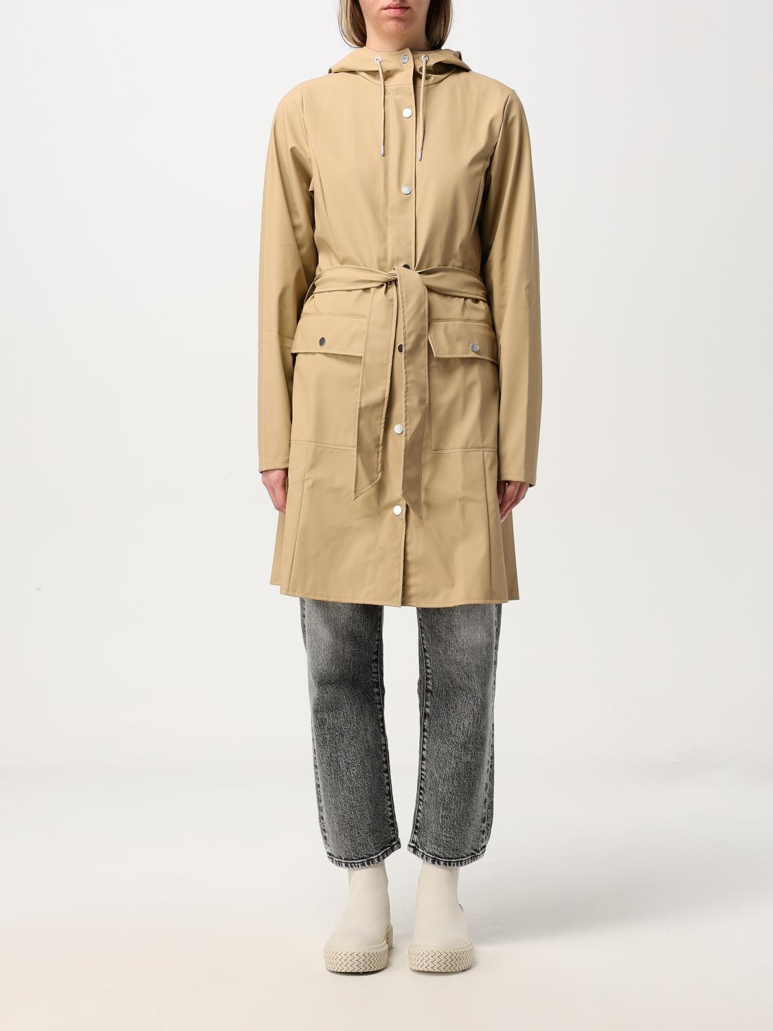 RAINS JACKET RAINS WOMAN COLOR BEIGE 411424022