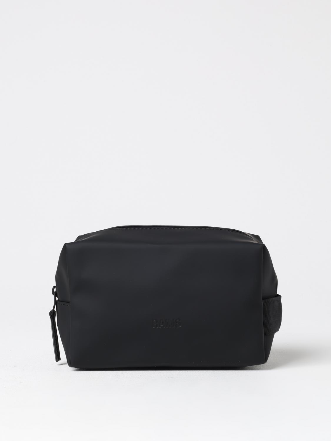 RAINS Cosmetic Case Men color Black