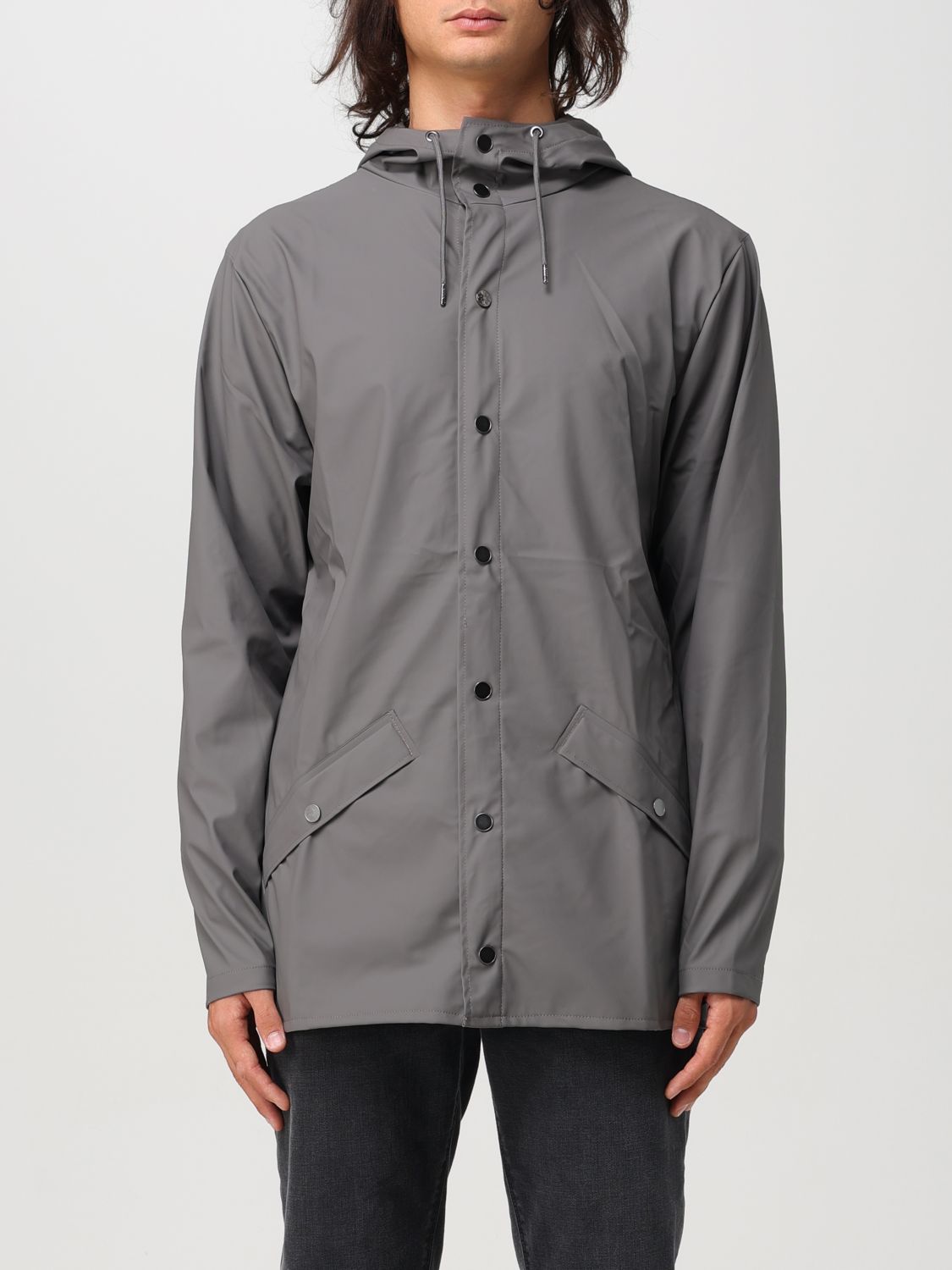 RAINS JACKET RAINS MEN COLOR GREY 411442020