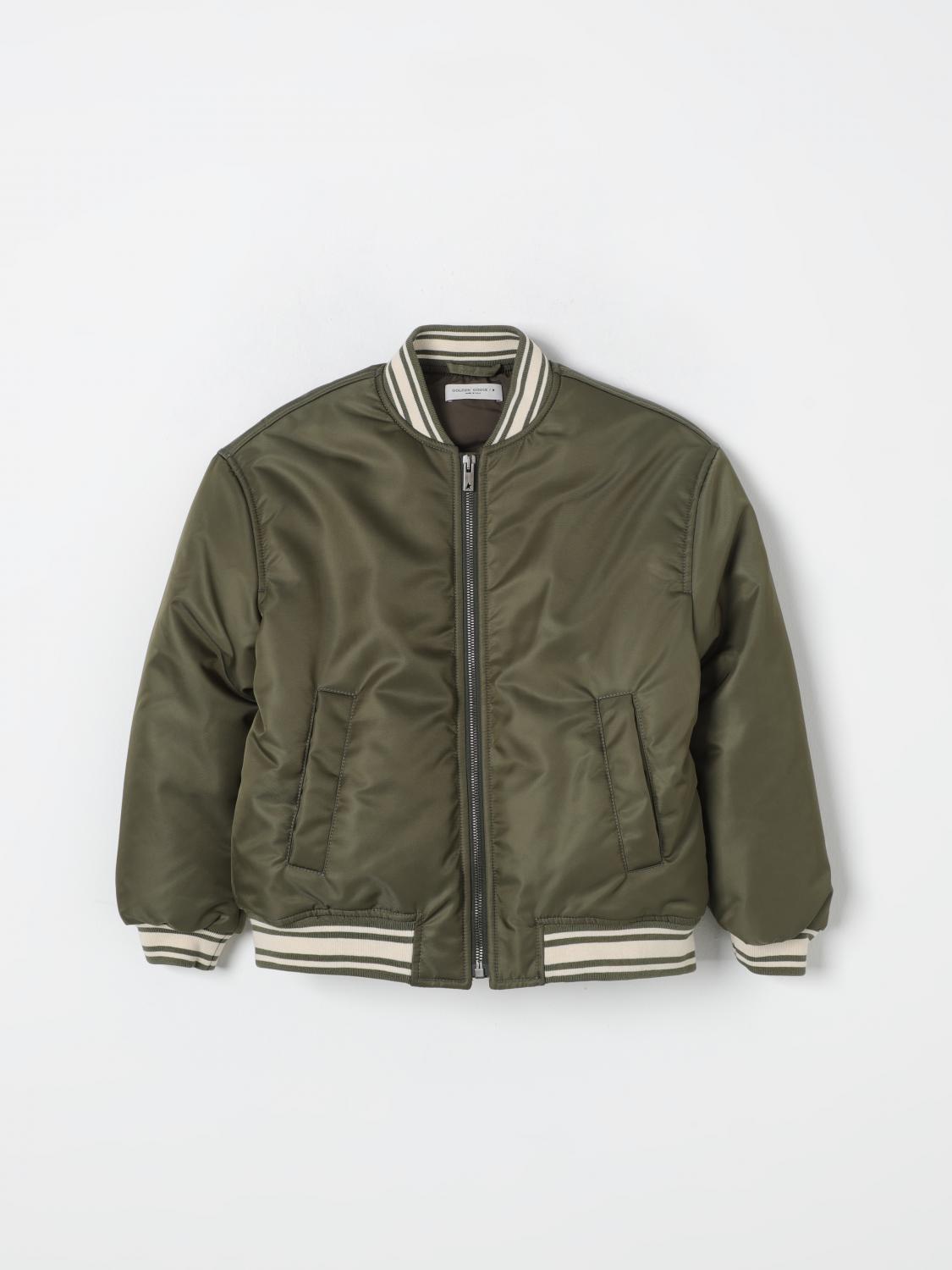 Shop Golden Goose Jacket  Kids Color Military