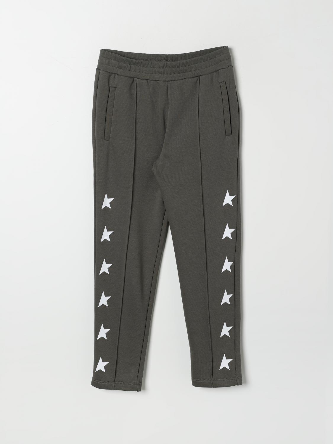 Shop Golden Goose Pants  Kids Color Military