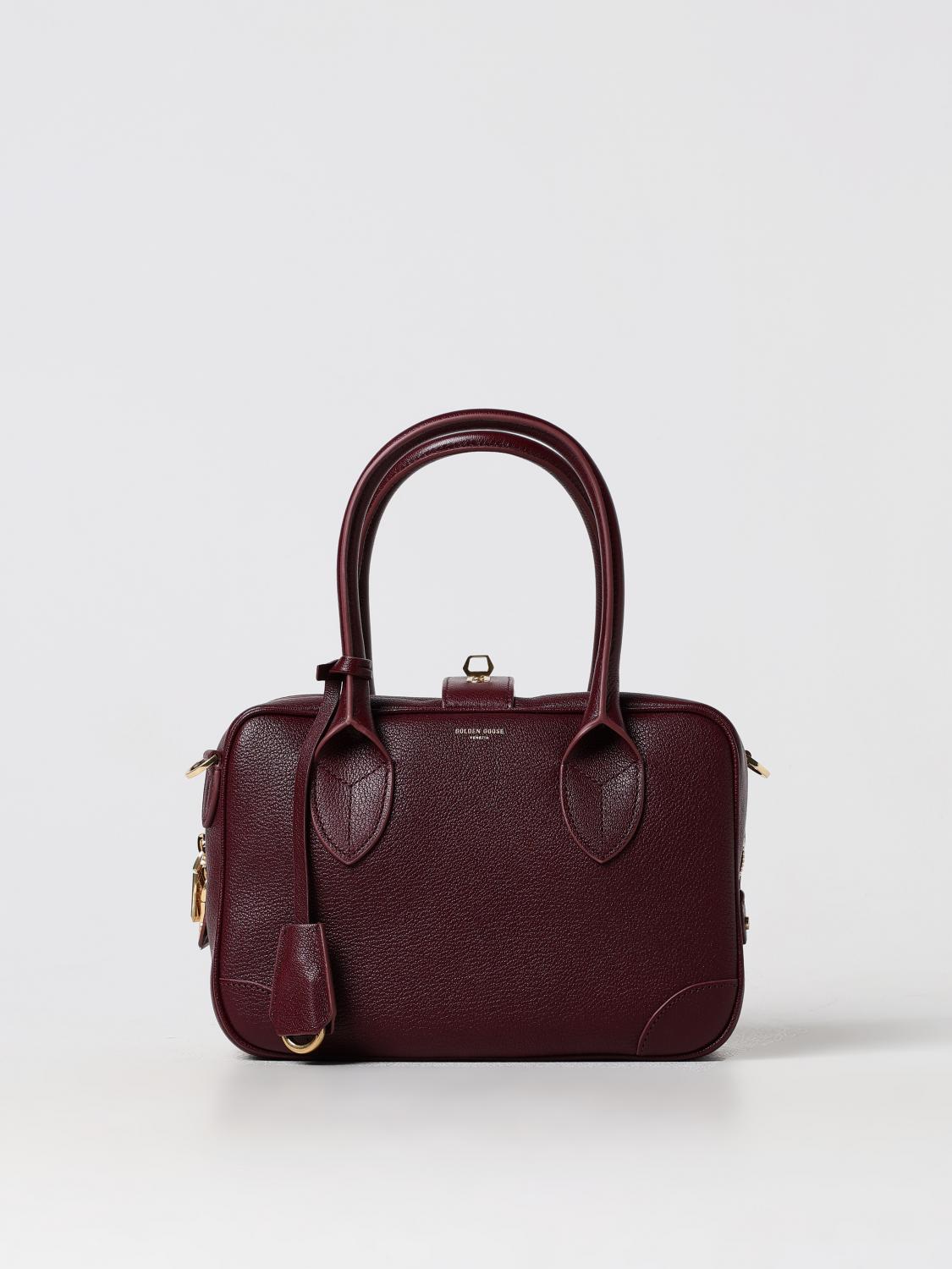 Shop Golden Goose Handbag  Woman Color Burgundy