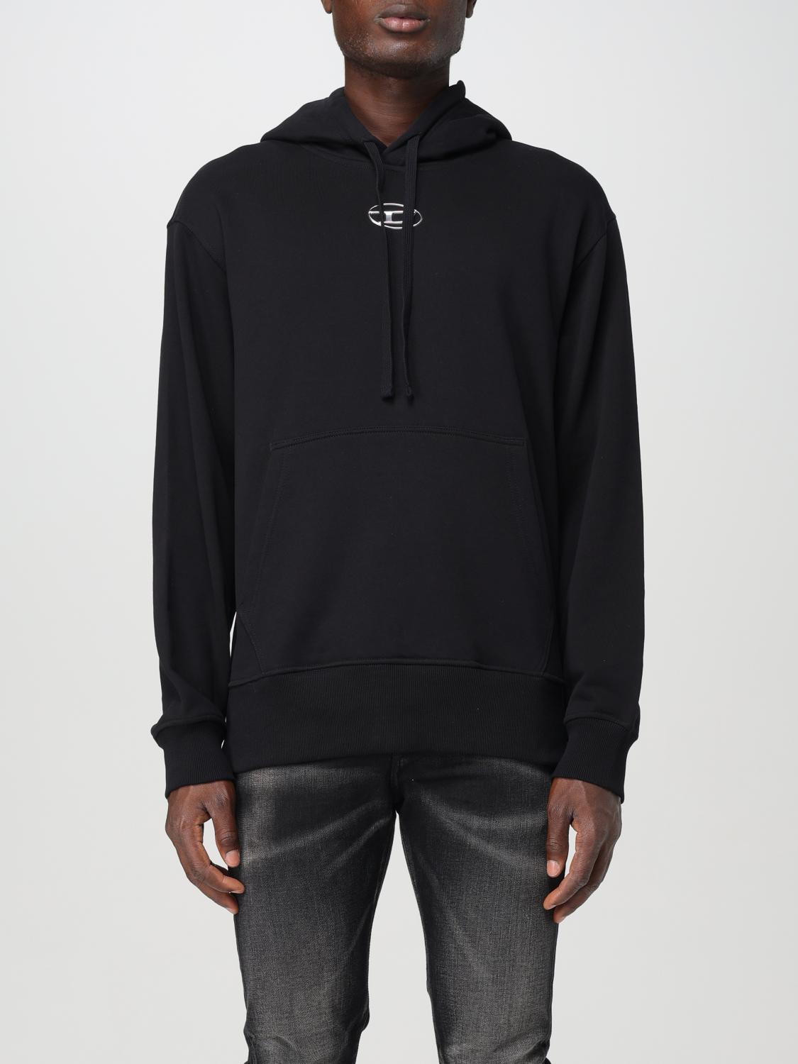 Shop Diesel Sweatshirt  Men Color Black