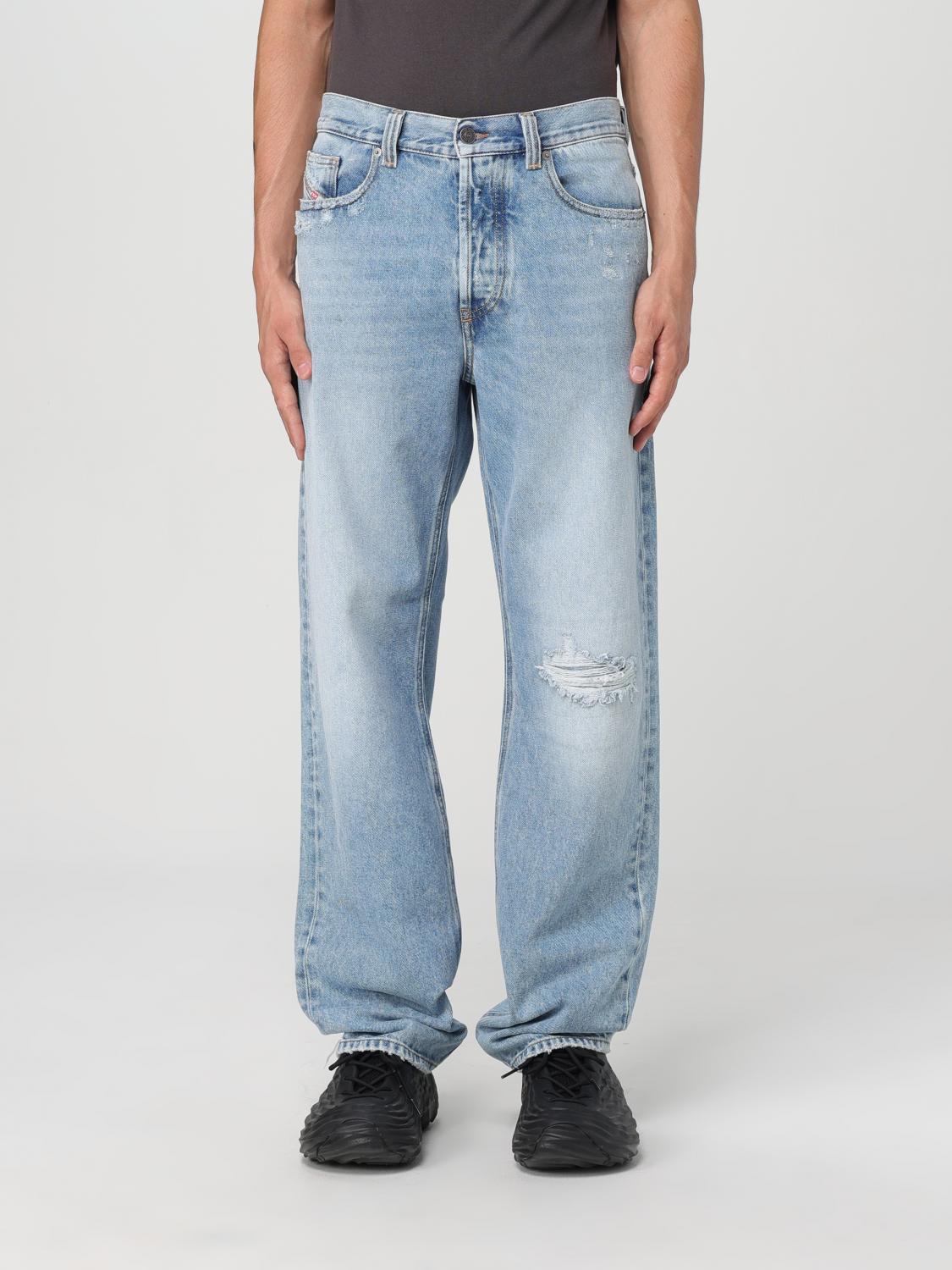 Shop Diesel Jeans  Men Color Stone Washed