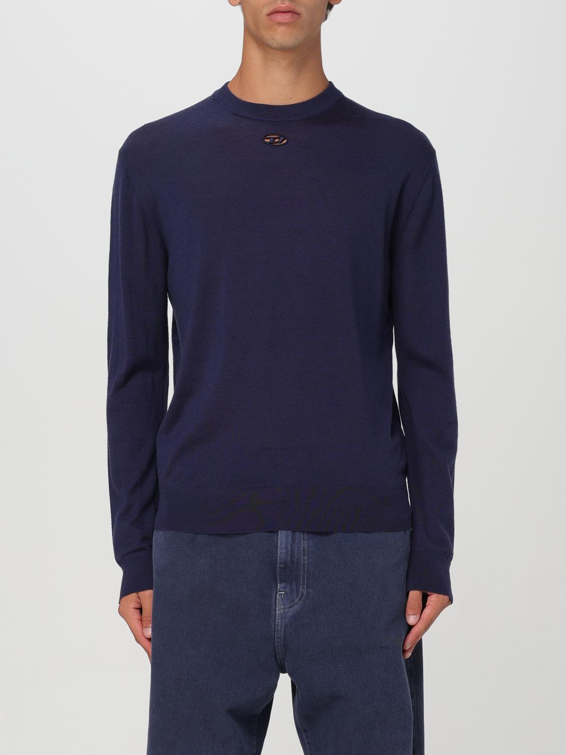 Shop Diesel Sweater  Men Color Blue