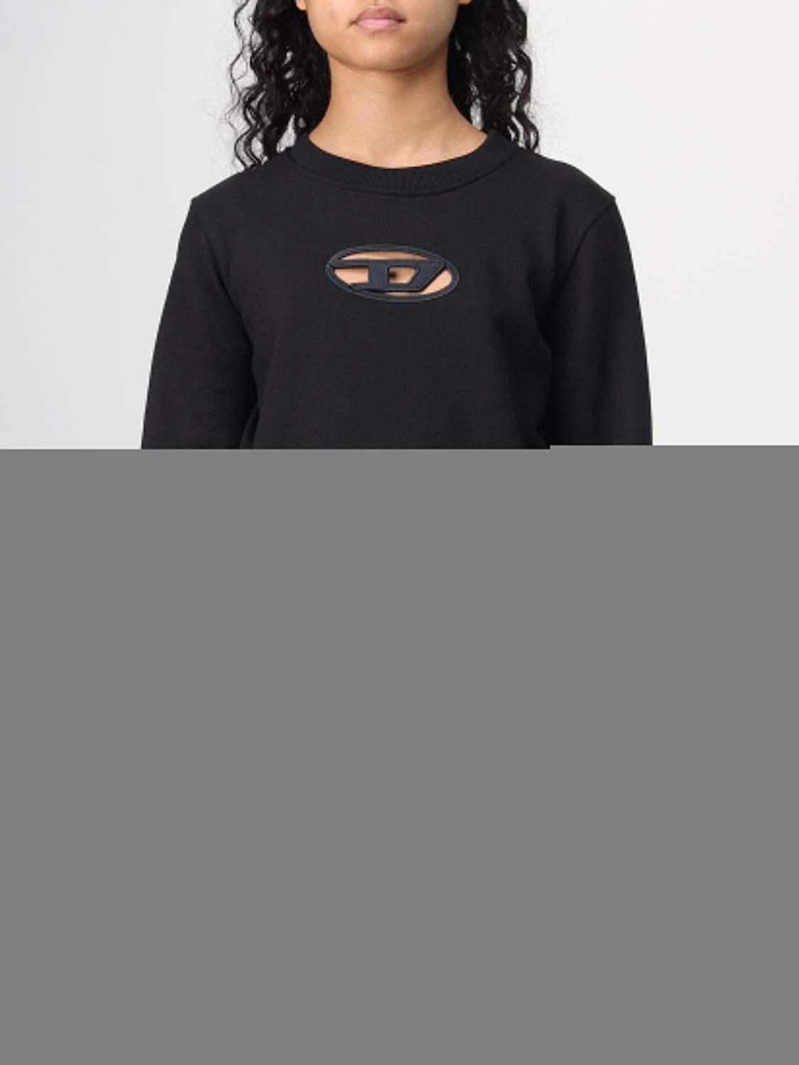 Diesel Sweatshirt Woman Color Black In Blue