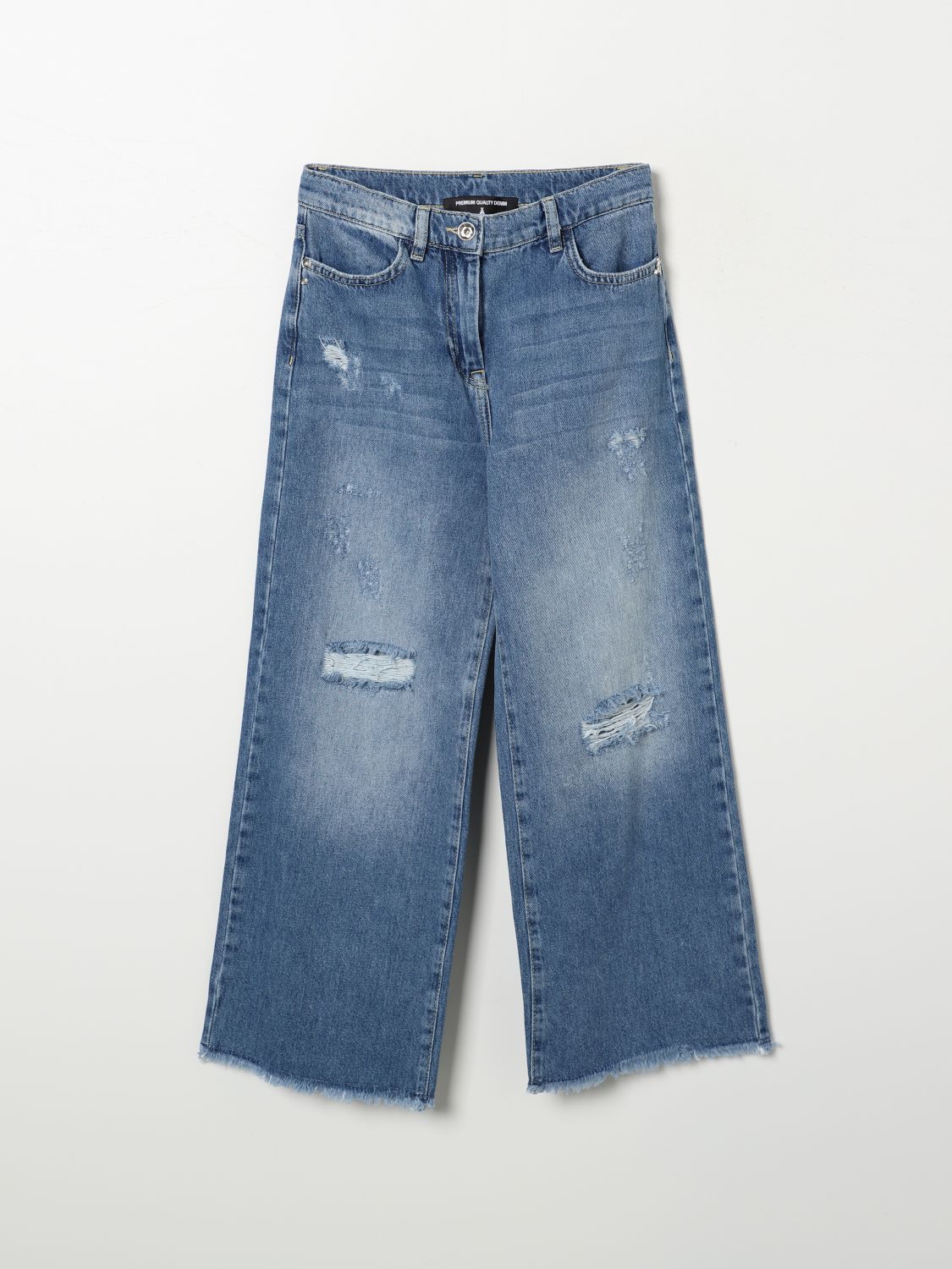 Patrizia Pepe Jeans  Kids Color Denim In 牛仔布