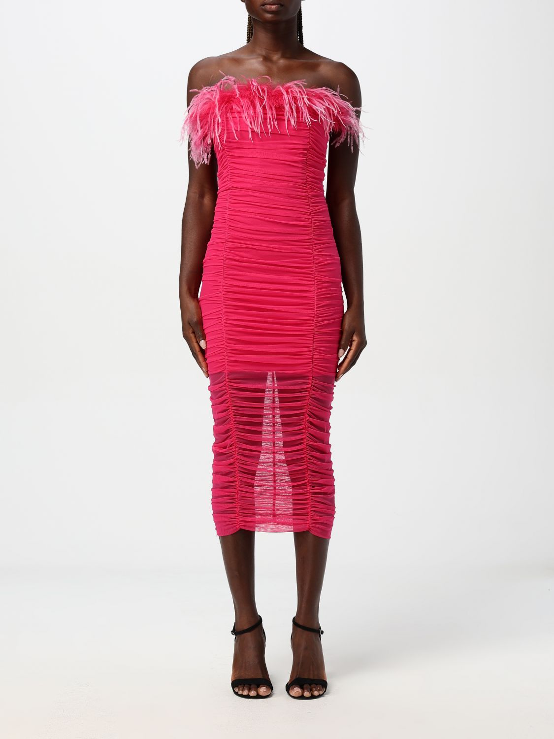 Patrizia Pepe Dress  Woman Color Fuchsia