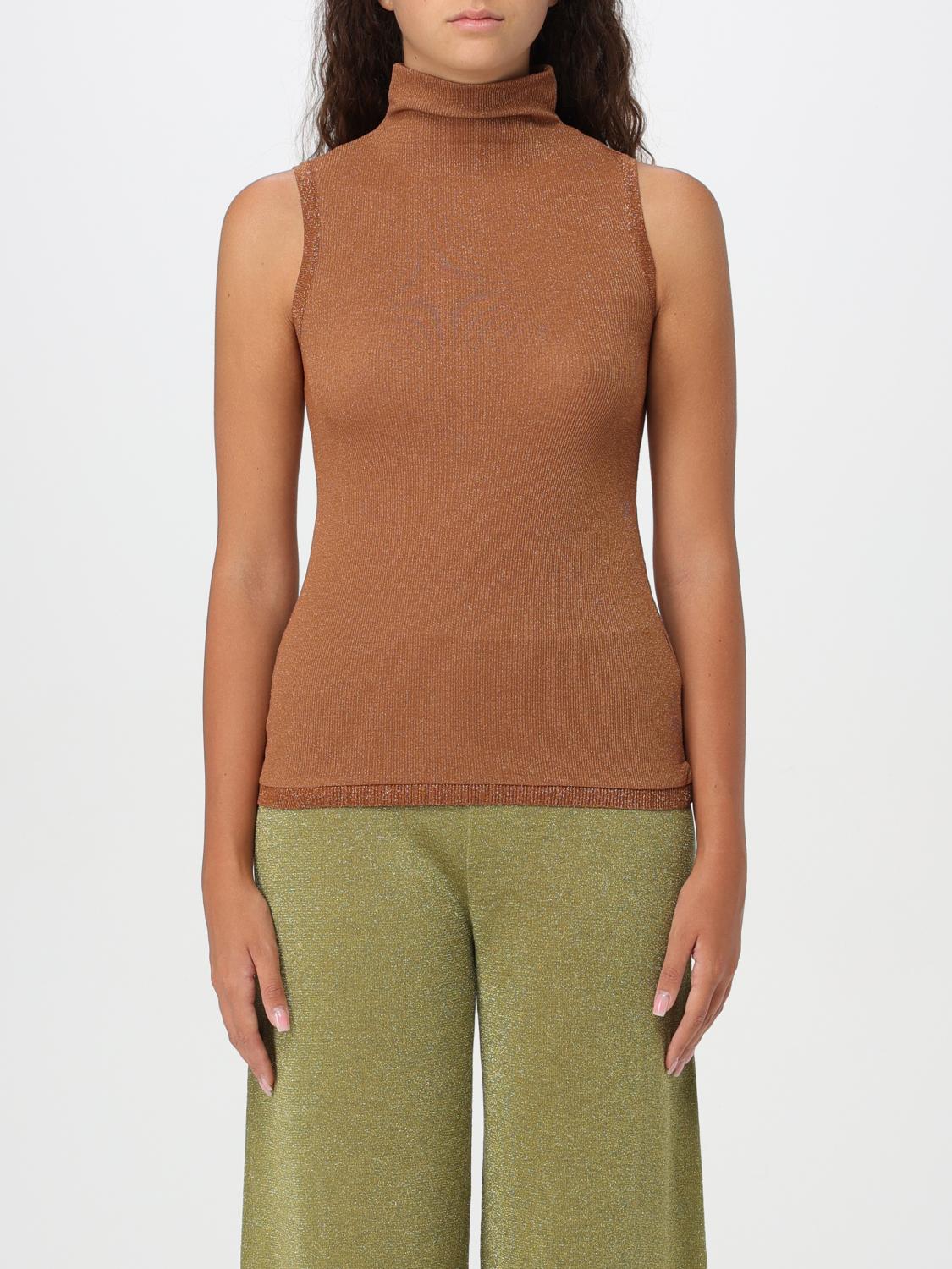 Shop Patrizia Pepe Sweater  Woman Color Rust In Rostbraun