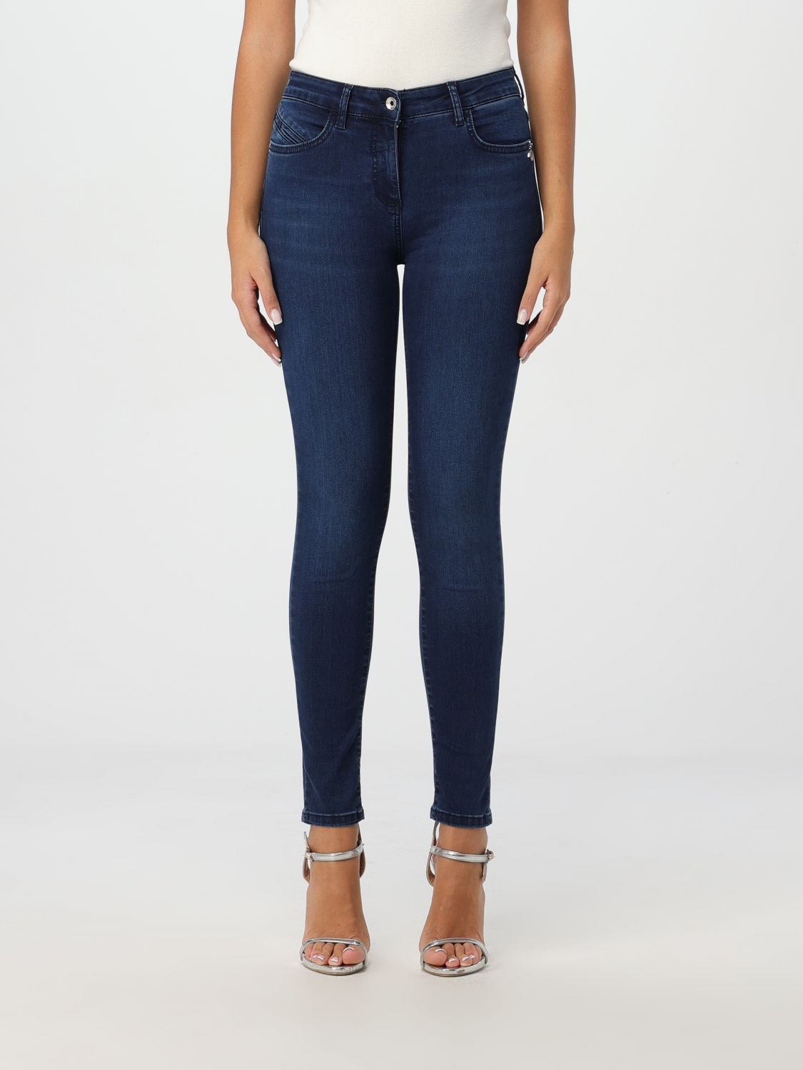 Shop Patrizia Pepe Jeans  Woman Color Denim