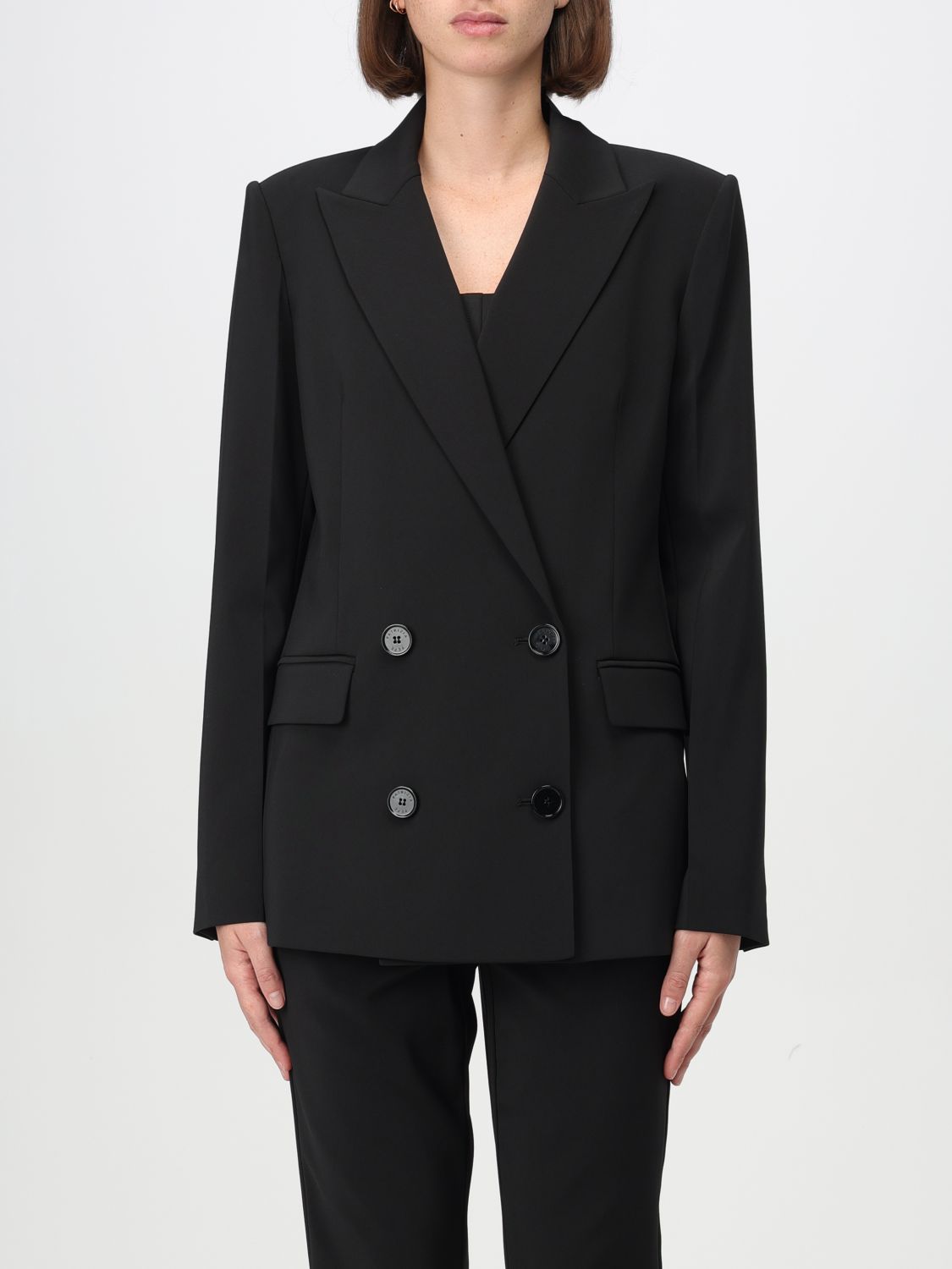 Patrizia Pepe Blazer  Woman Color Black In Schwarz