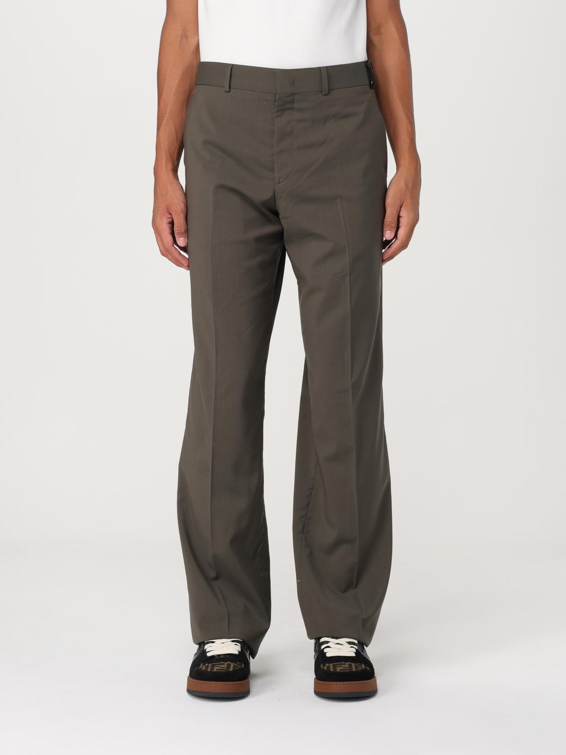 FENDI FENDI Pants Men color Green　FENDI パンツ メンズ カラー グリーン