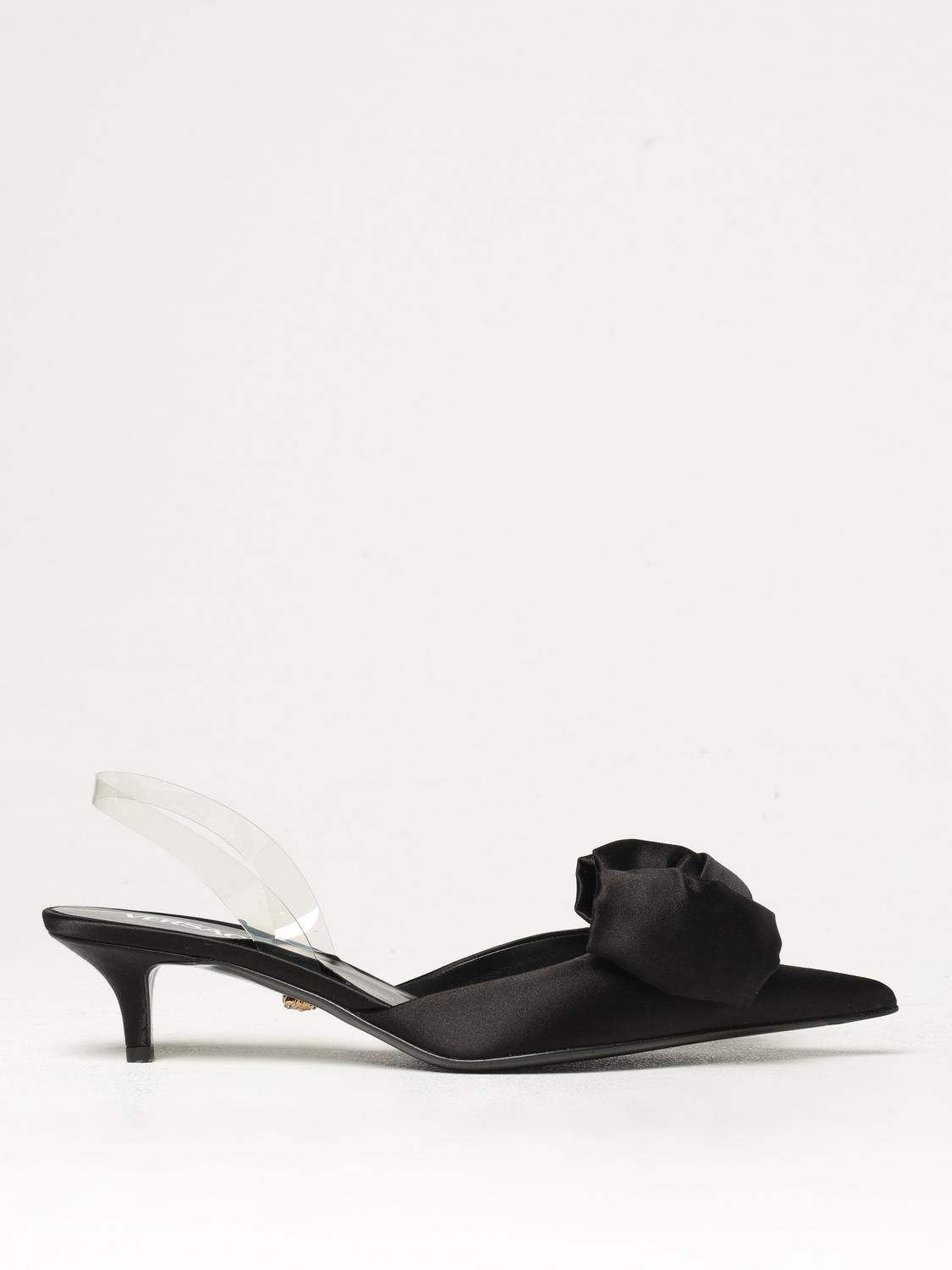 Versace Pump  Woman Color Black In Schwarz