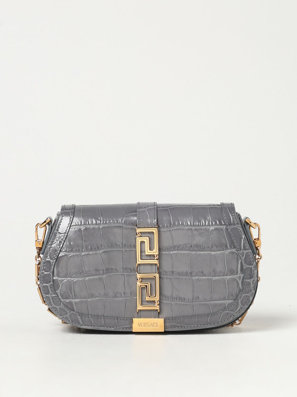 VERSACE SHOULDER BAG VERSACE WOMAN COLOR GREY 411957020